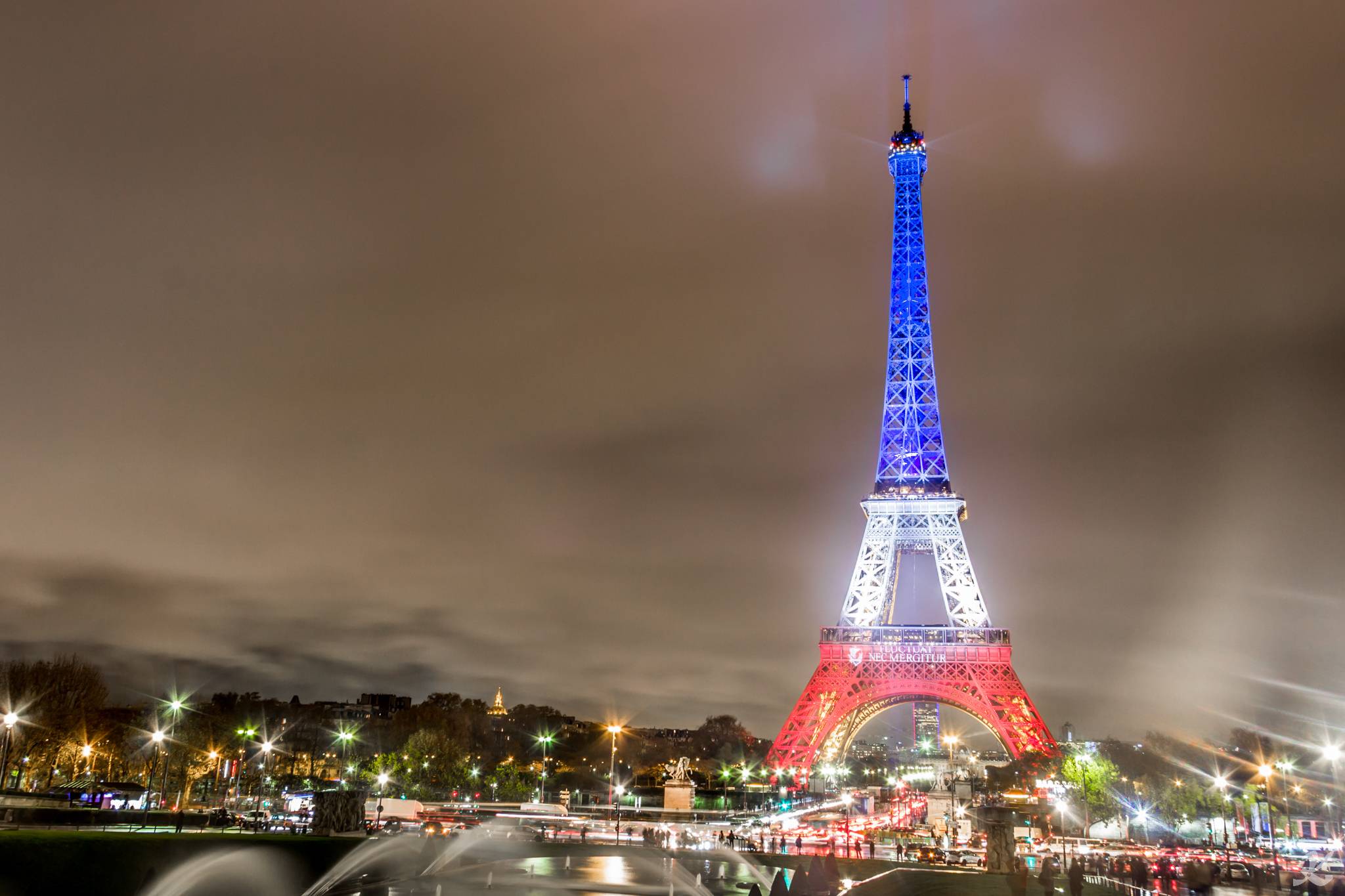 Wallpapers illumination city Eiffel Tower on the desktop