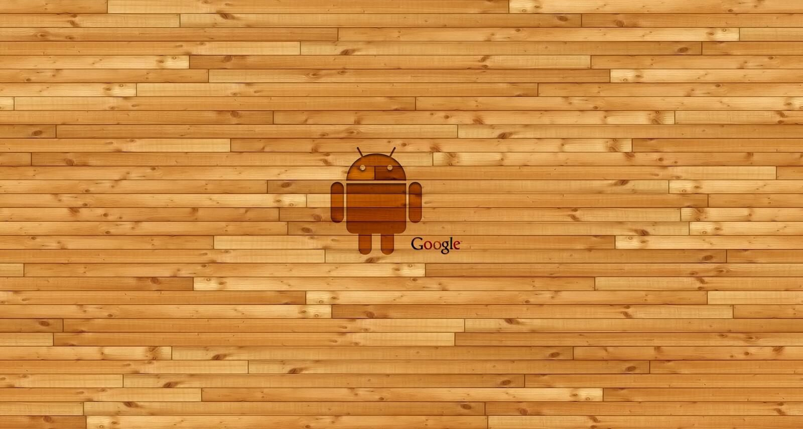 Wallpapers google wooden logo on the desktop