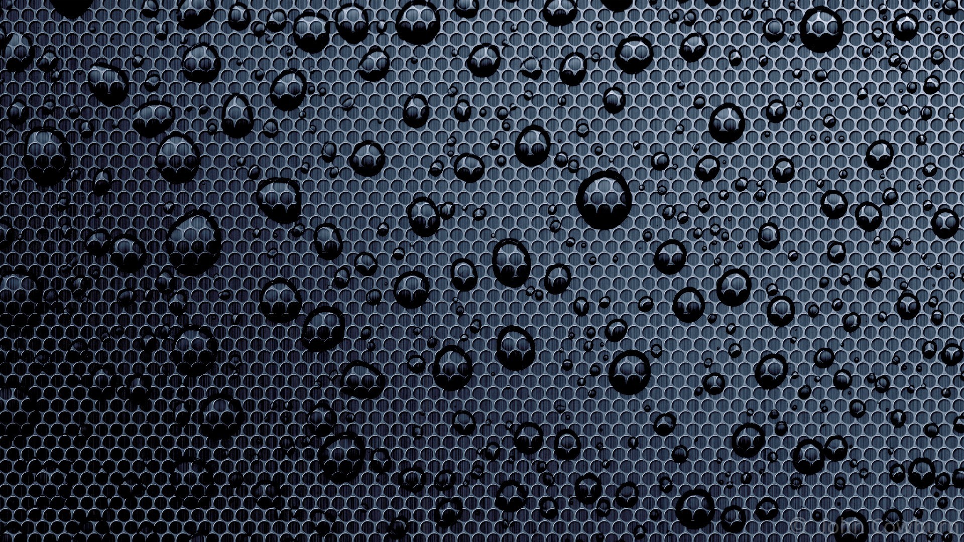 Wallpapers abstraction drops rain on the desktop