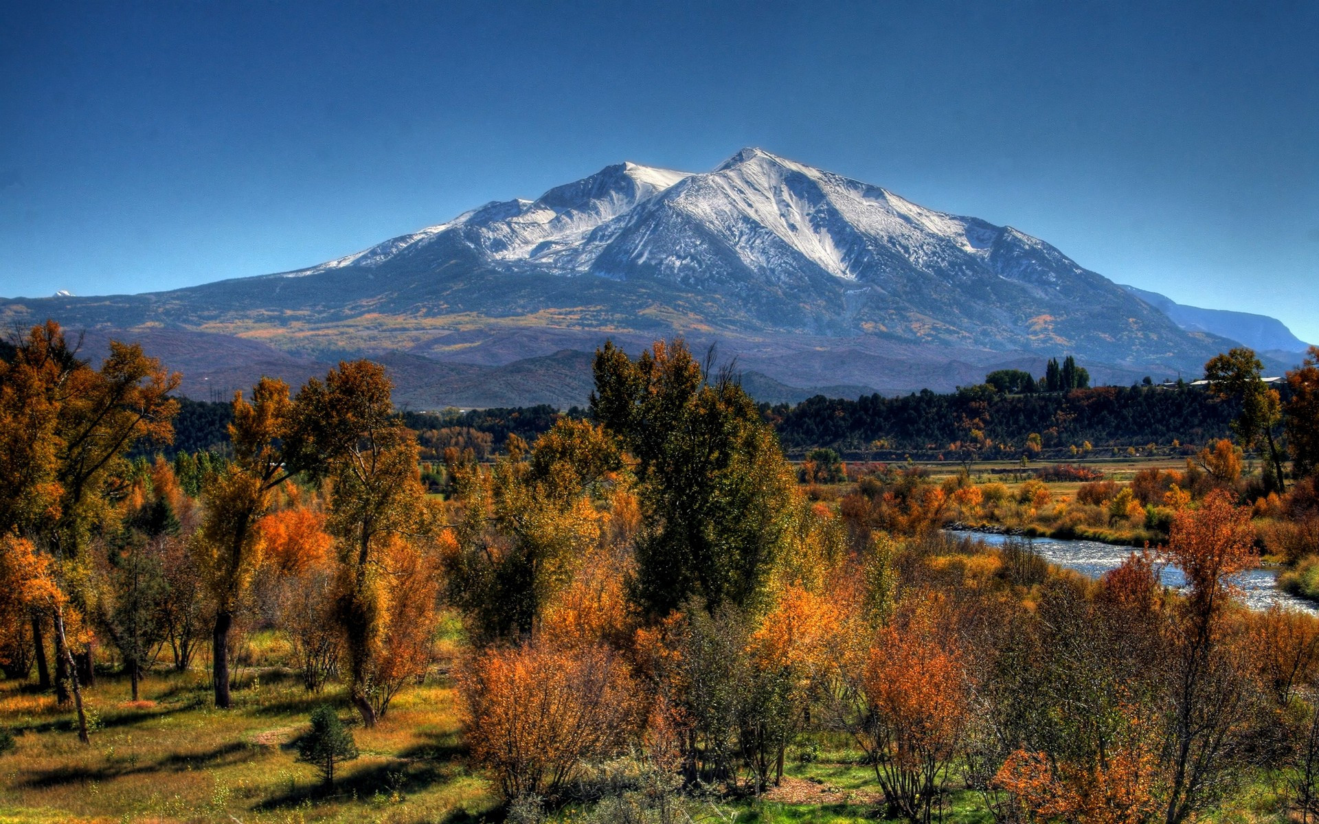 Фото бесплатно осень, горы, вершины