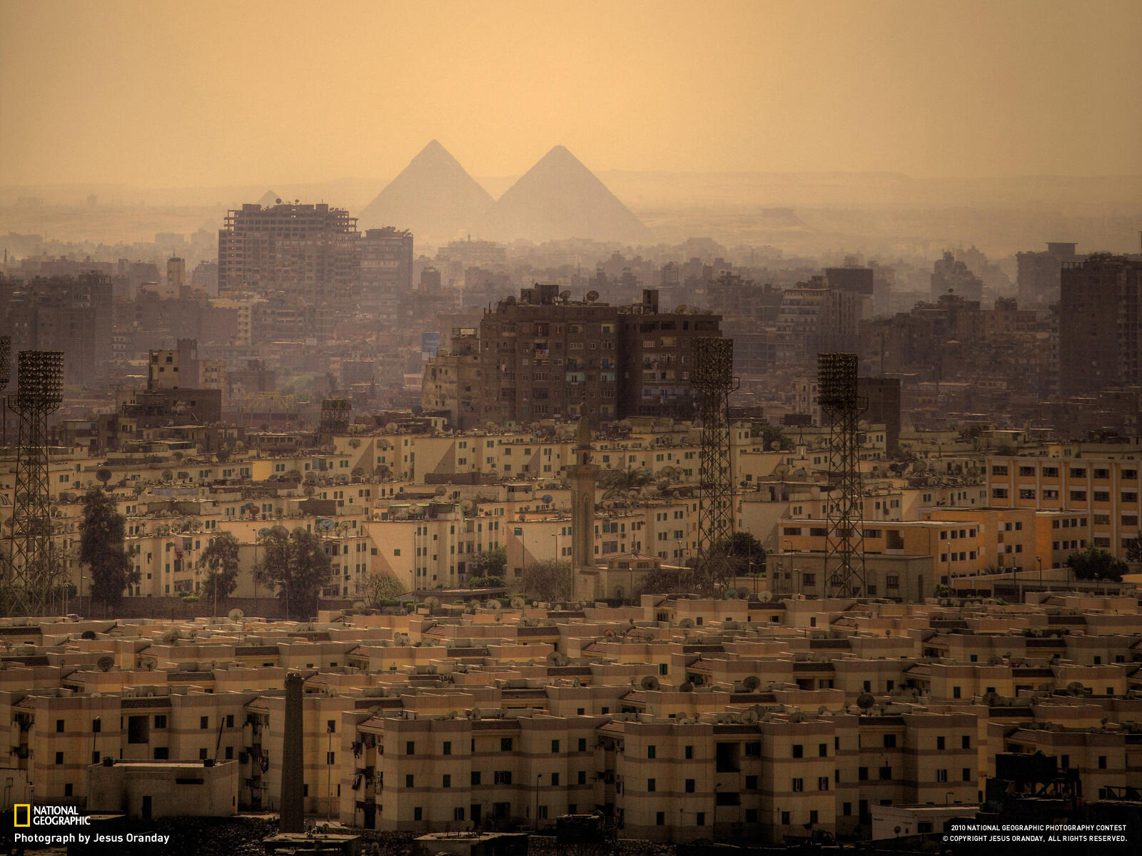 Wallpapers egypt pyramids city on the desktop