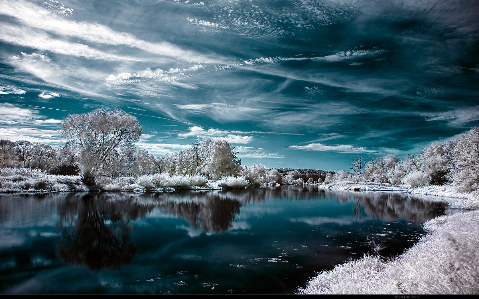 Фото бесплатно зимова казка, річка, вода