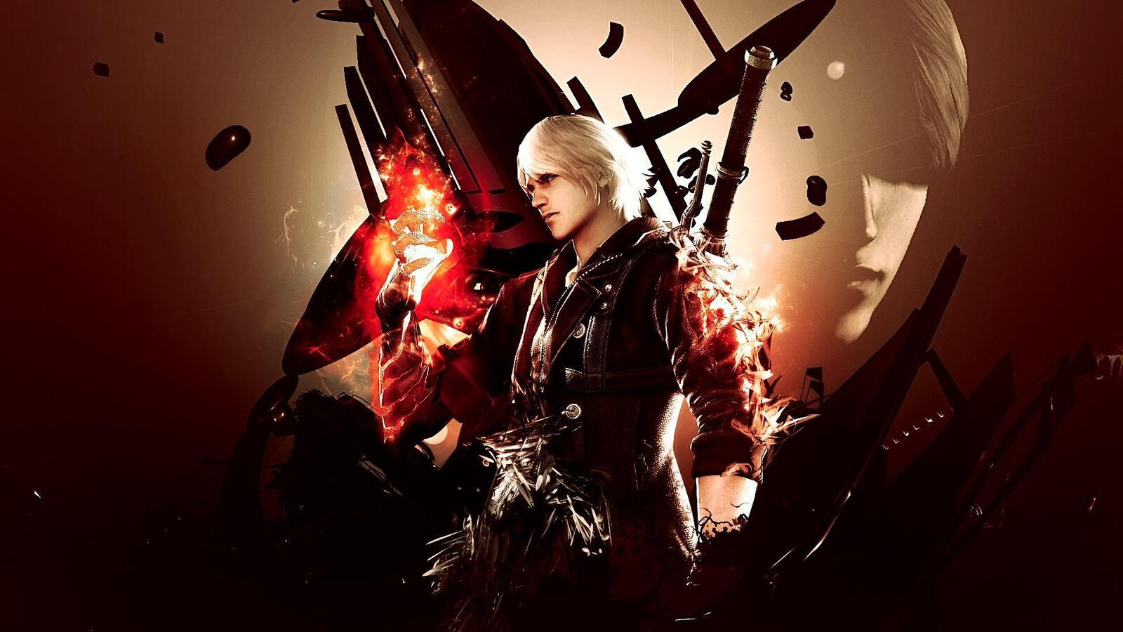 Wallpapers devil may cry donate demon on the desktop