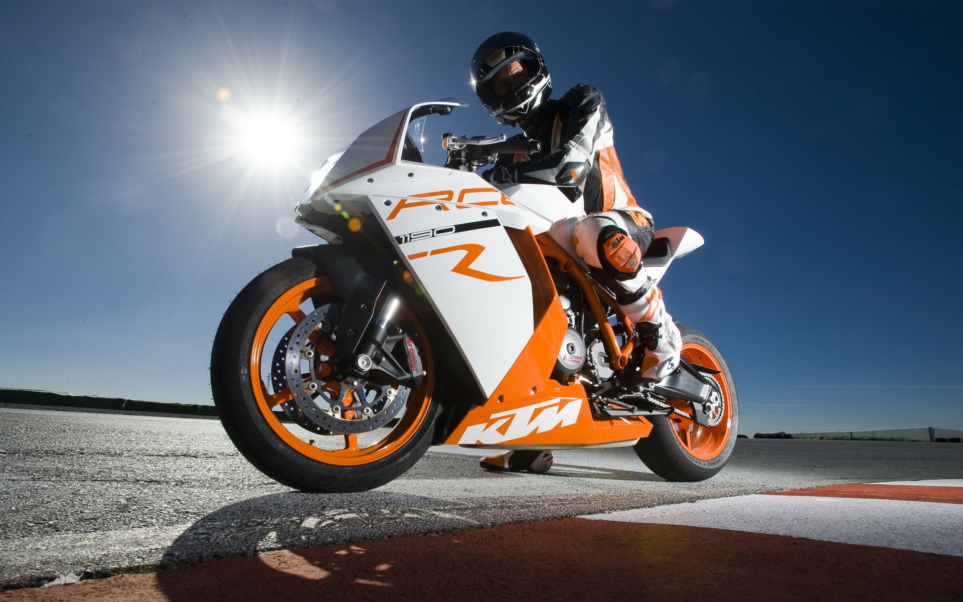 Wallpapers motorcyclist sport bike sports on the desktop