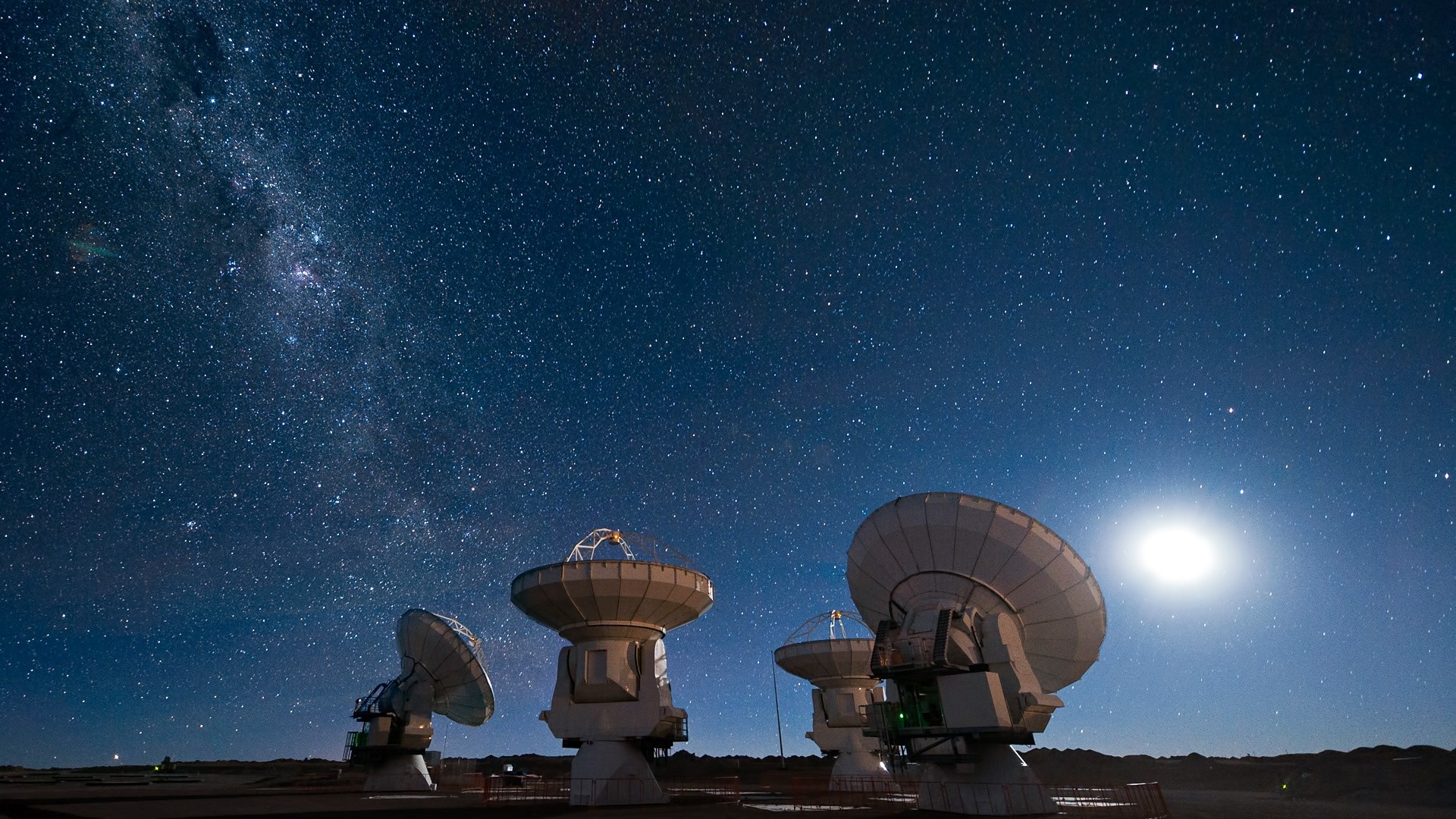 Обои астрономия антенны небо на рабочий стол