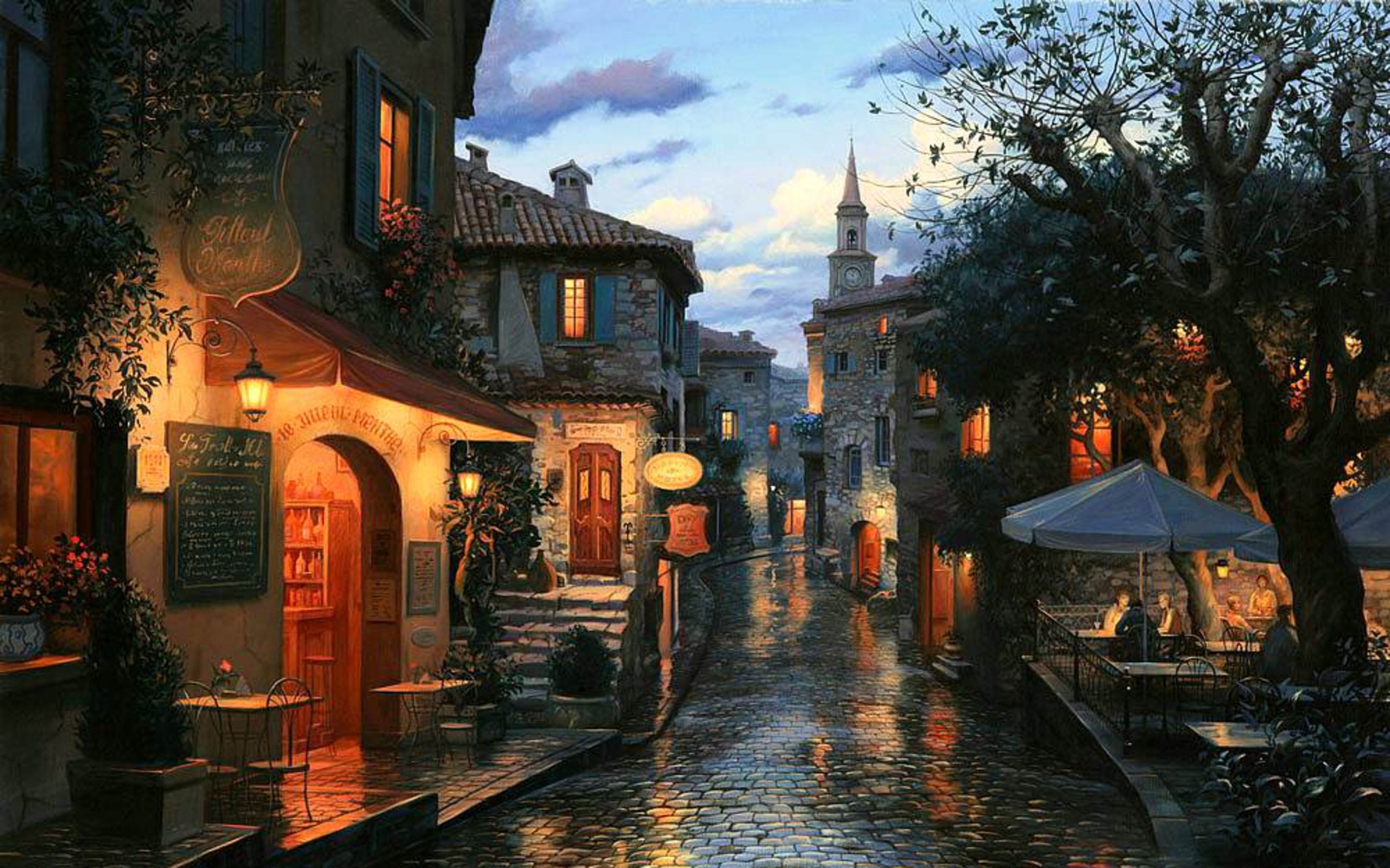 Wallpapers tables evgeny lushpin painting on the desktop