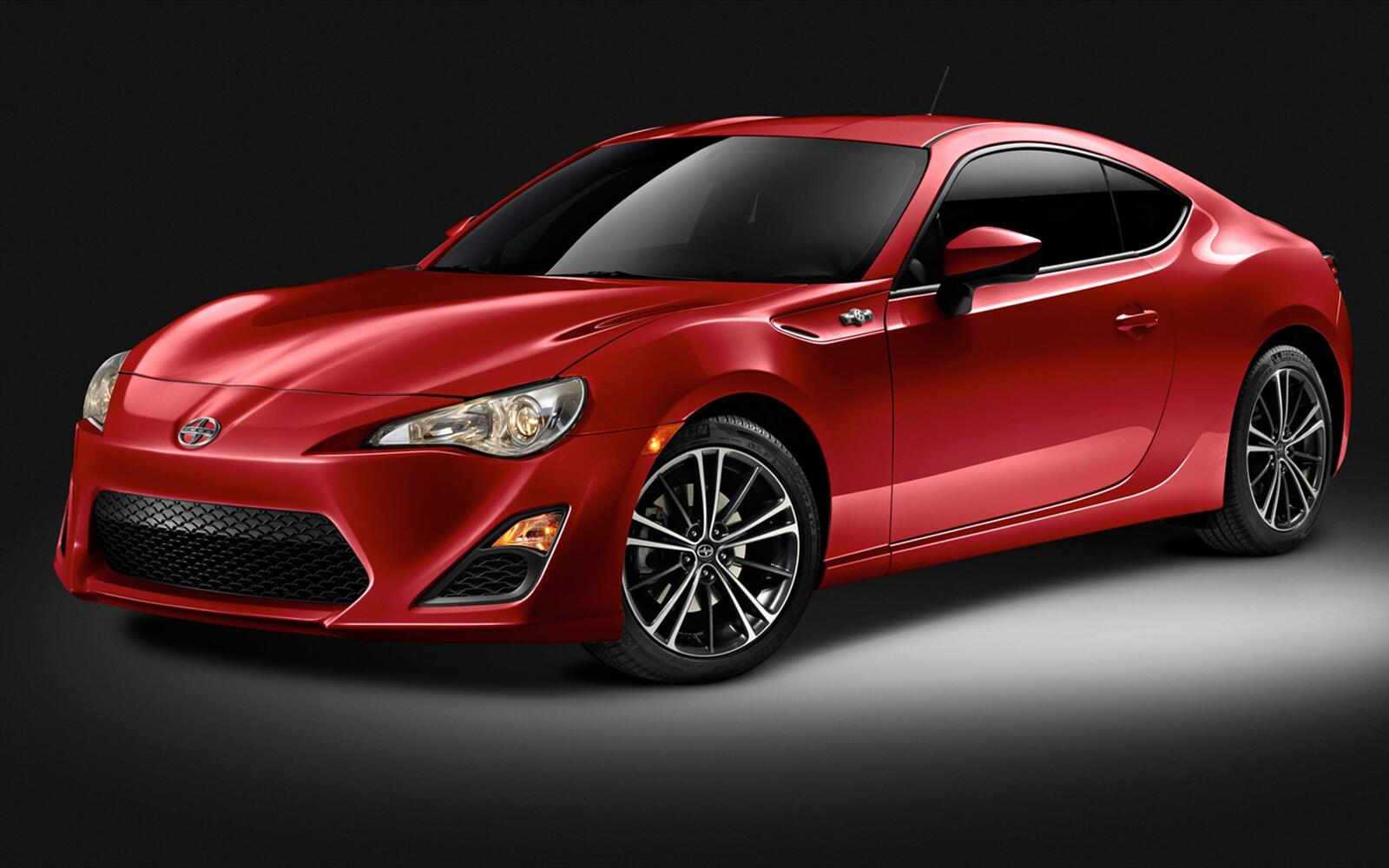 Wallpapers scion fr-s red on the desktop