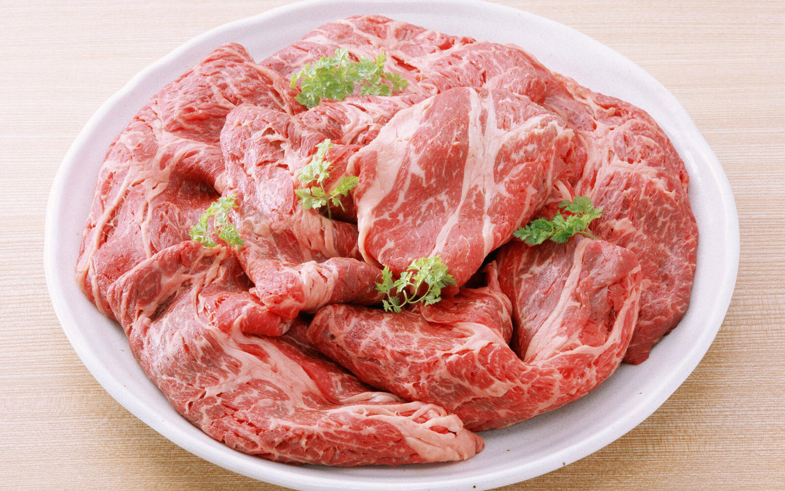 Wallpapers dish meat raw on the desktop
