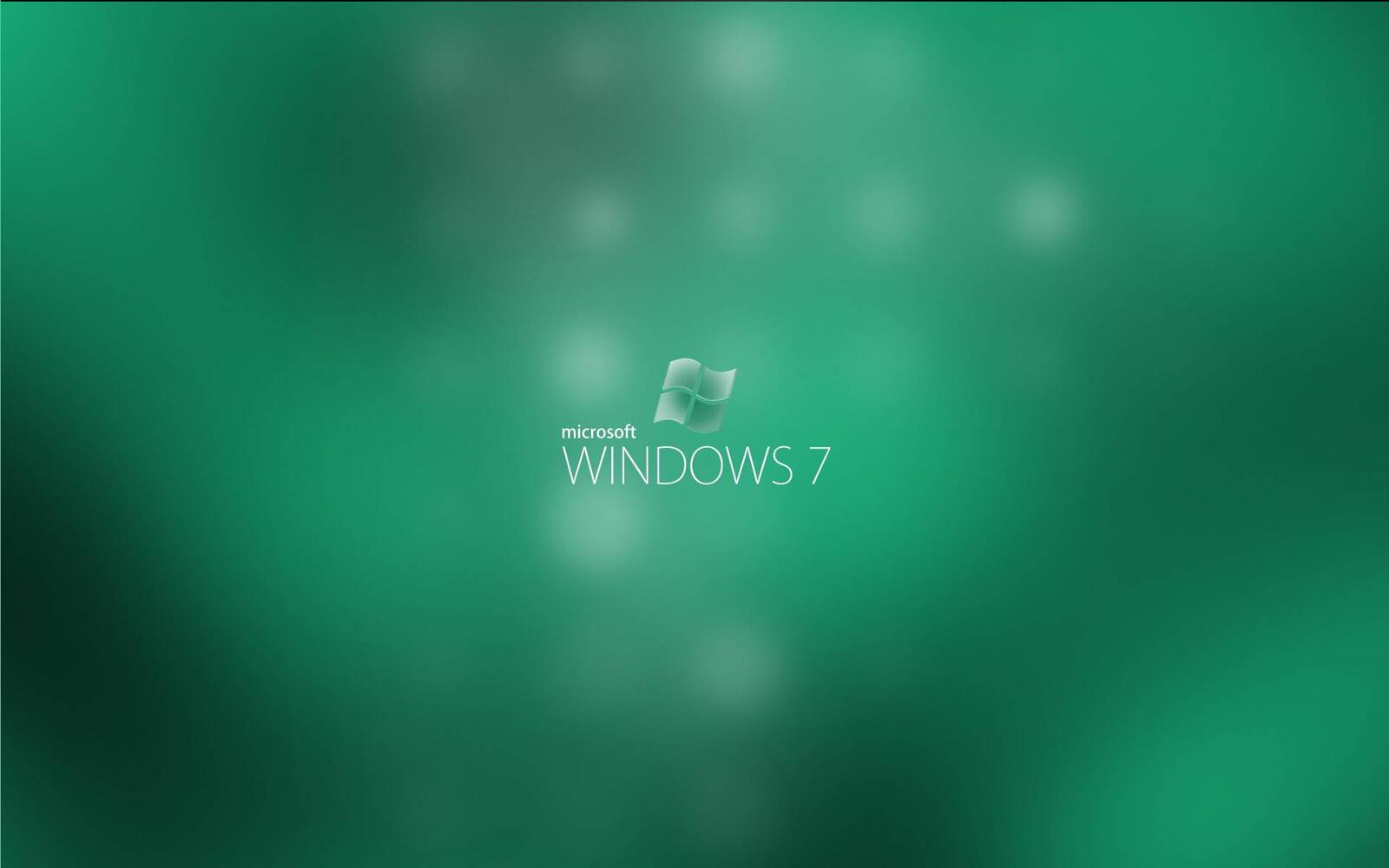 桌面上的壁纸Windows 7 操作系统 徽标