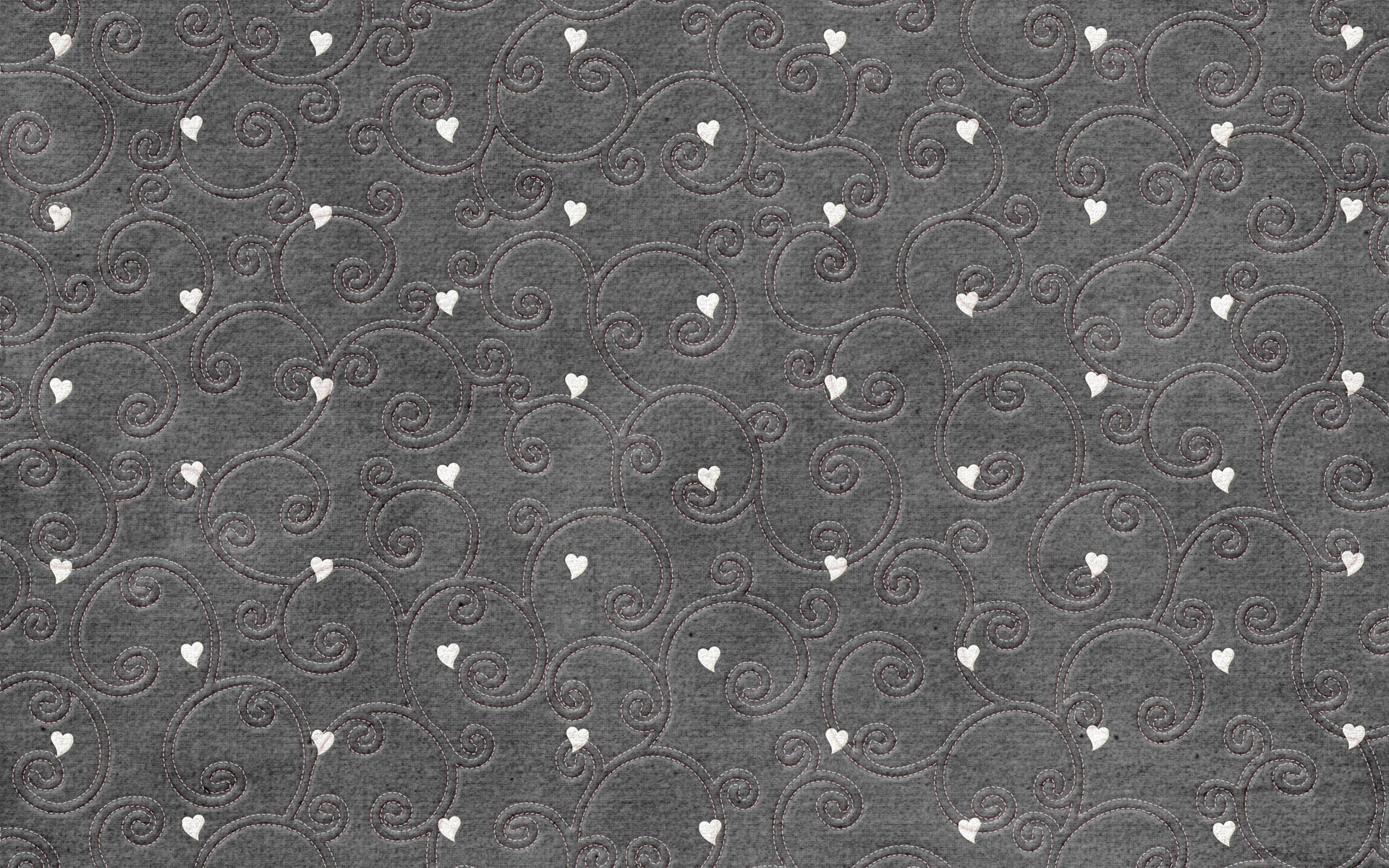 Wallpapers stitches cloth curls on the desktop