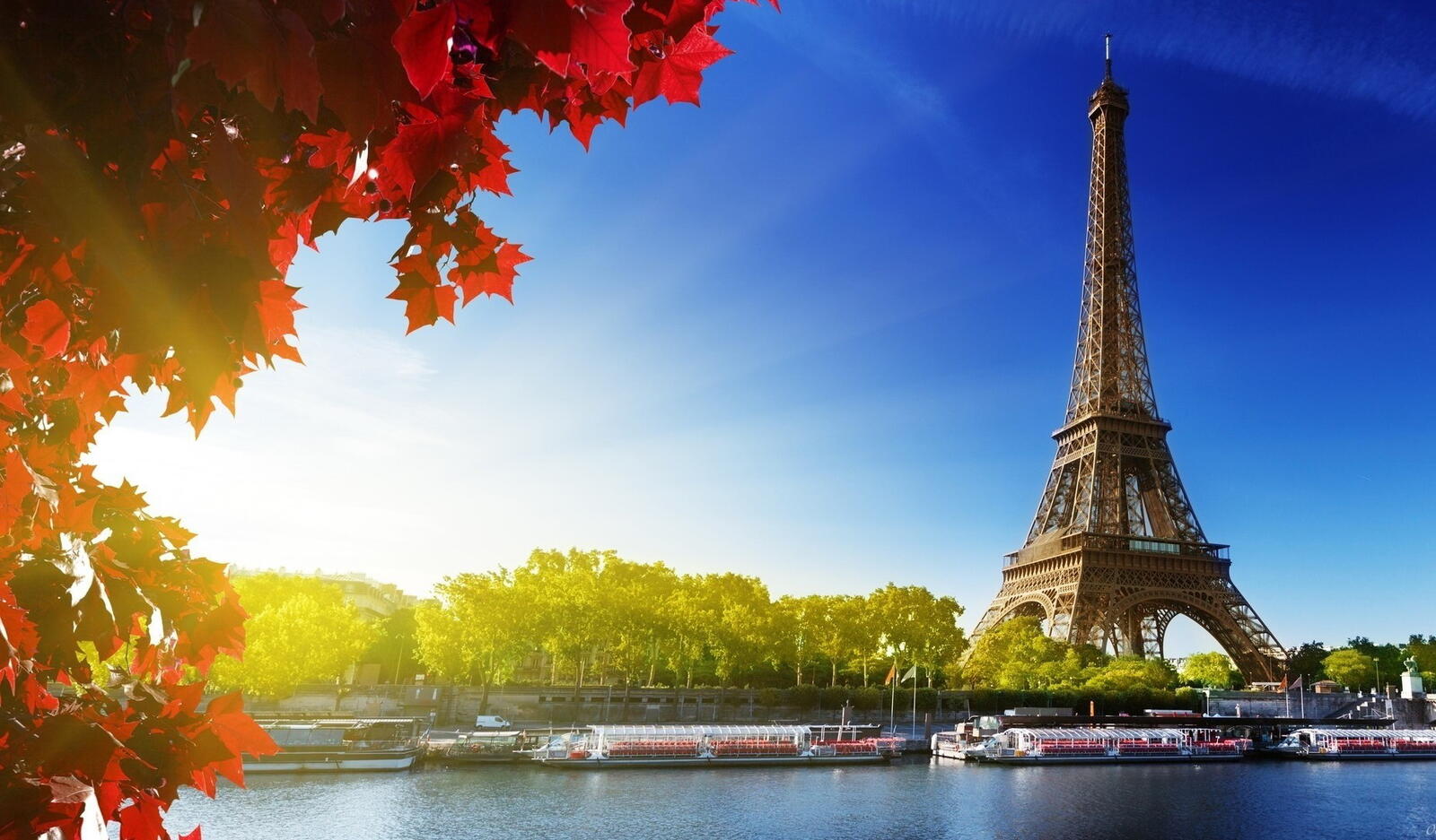 桌面上的壁纸塔楼 城市 巴黎