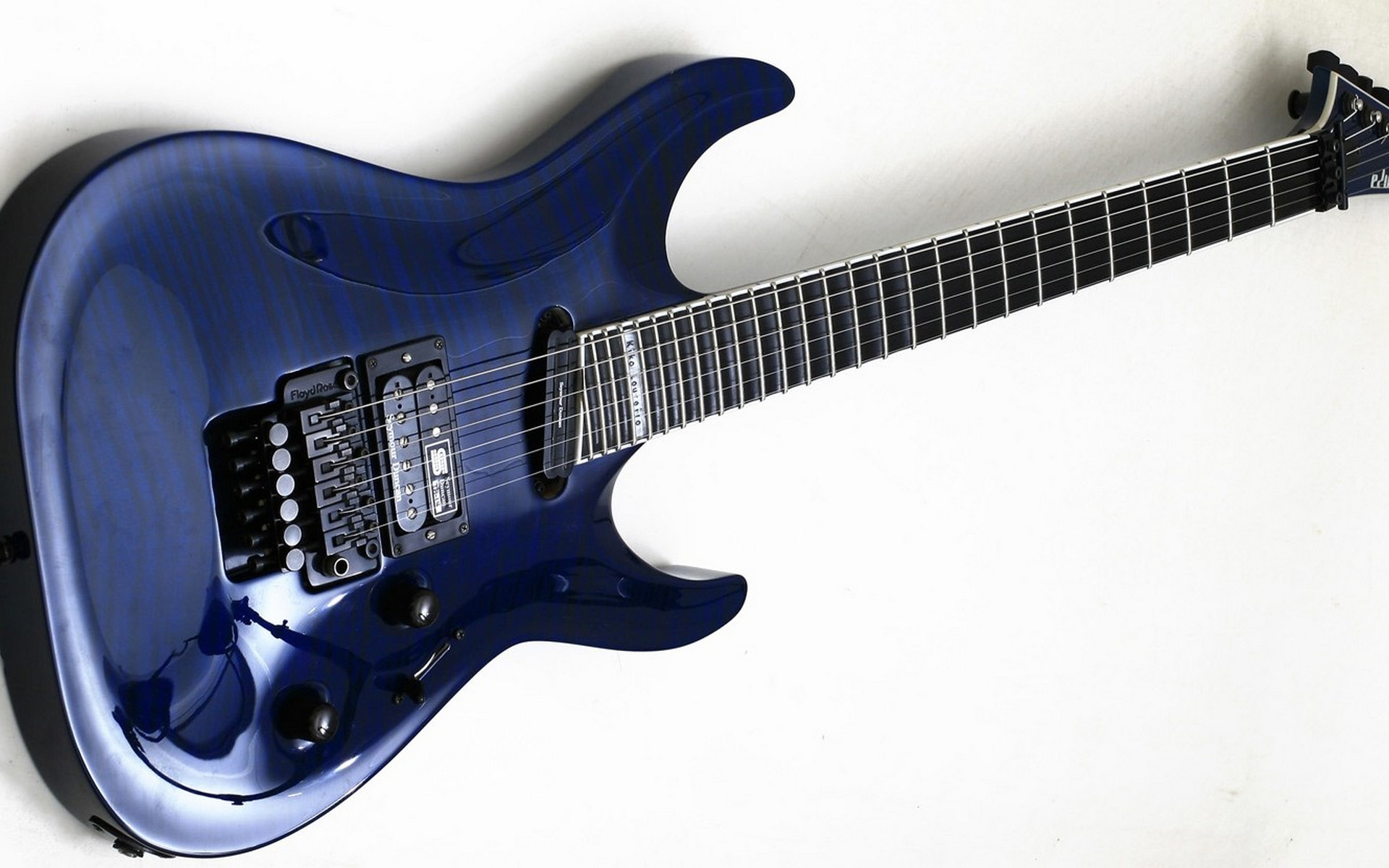 Wallpapers guitar blue electro on the desktop