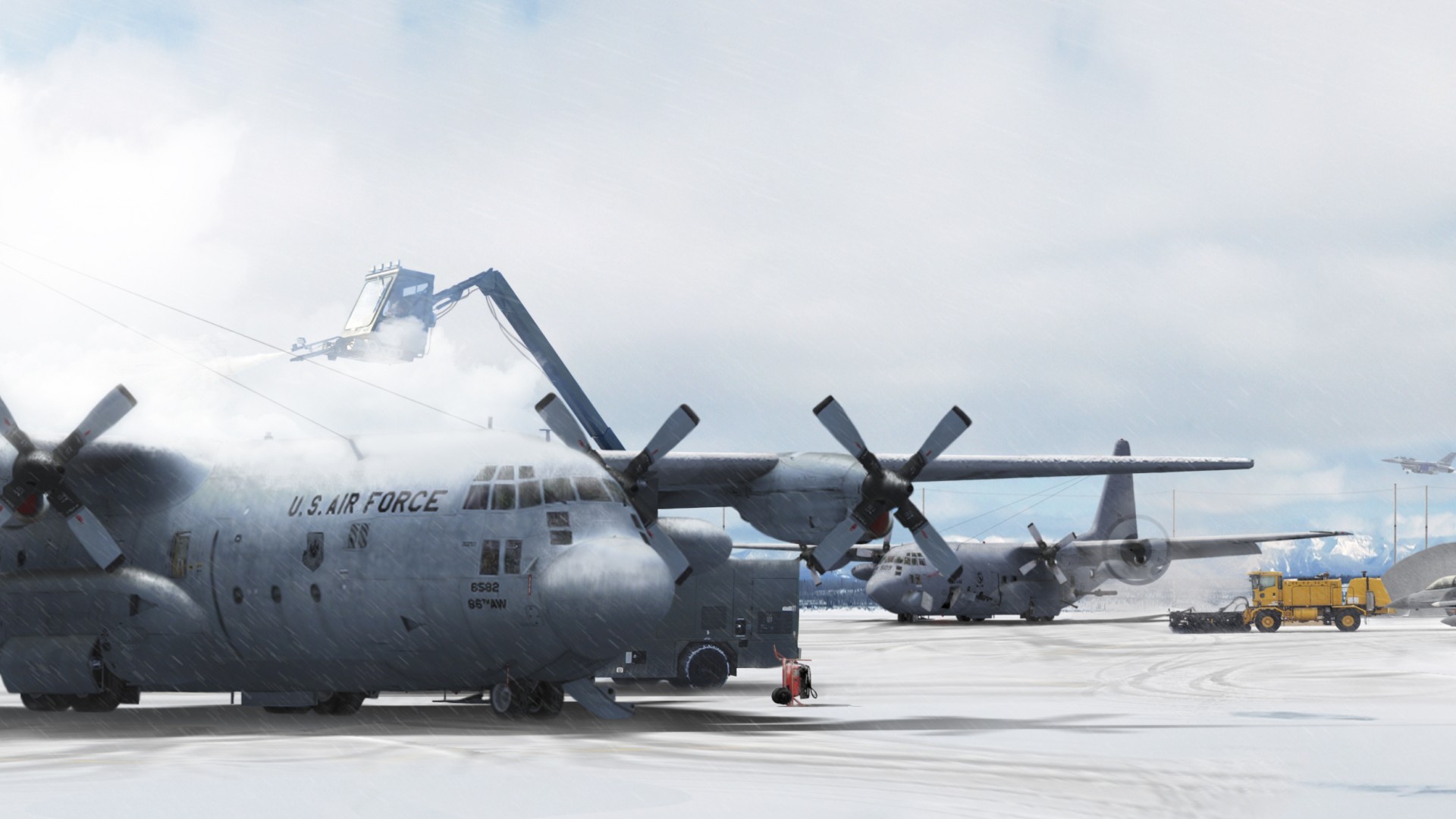 Бесплатное фото Lockheed C-130 Hercules