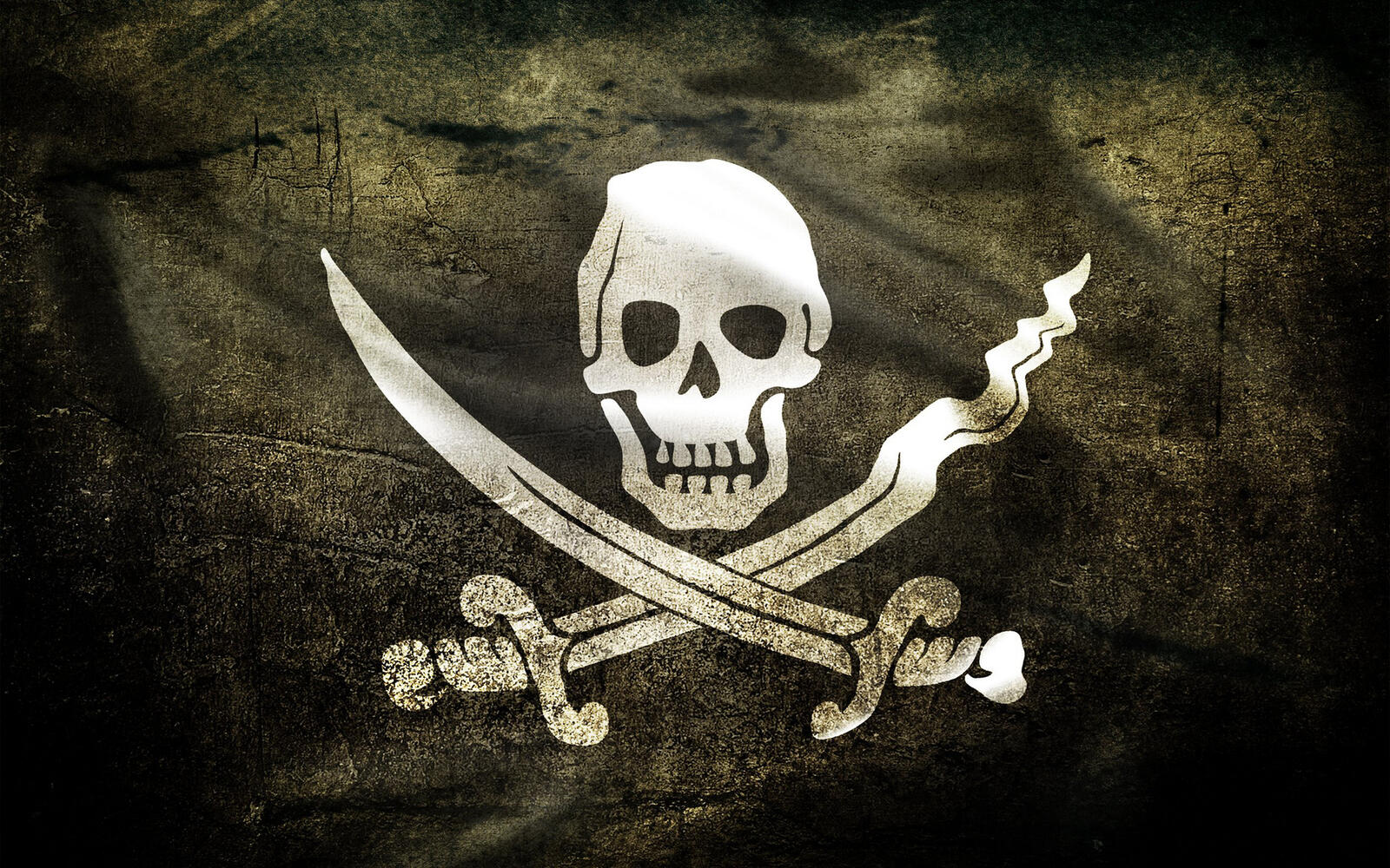 Wallpapers flag pirates cheerful on the desktop