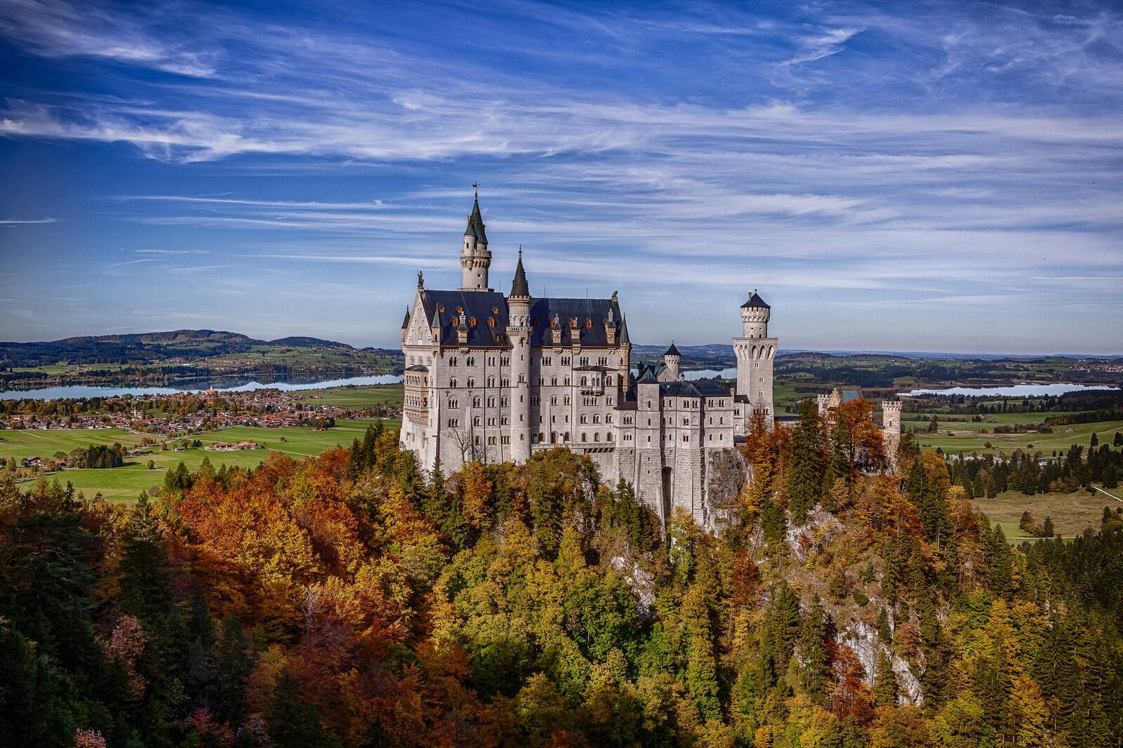 Wallpapers Germany landscapes castle Neuschwanstein on the desktop