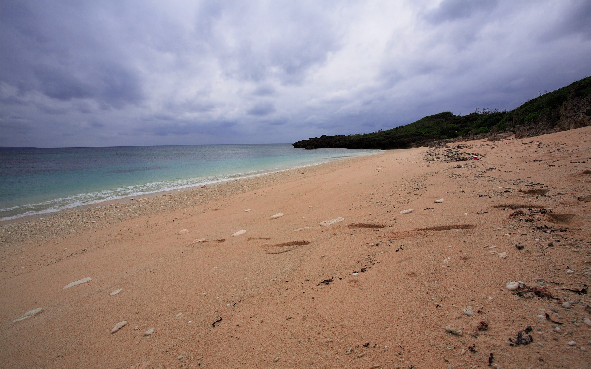 Фото бесплатно пляж, песок, следы