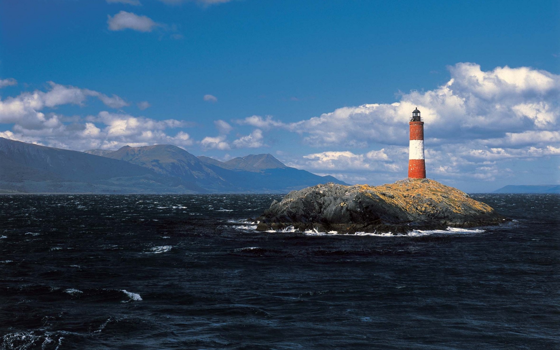 Wallpapers nature lighthouse mountains on the desktop