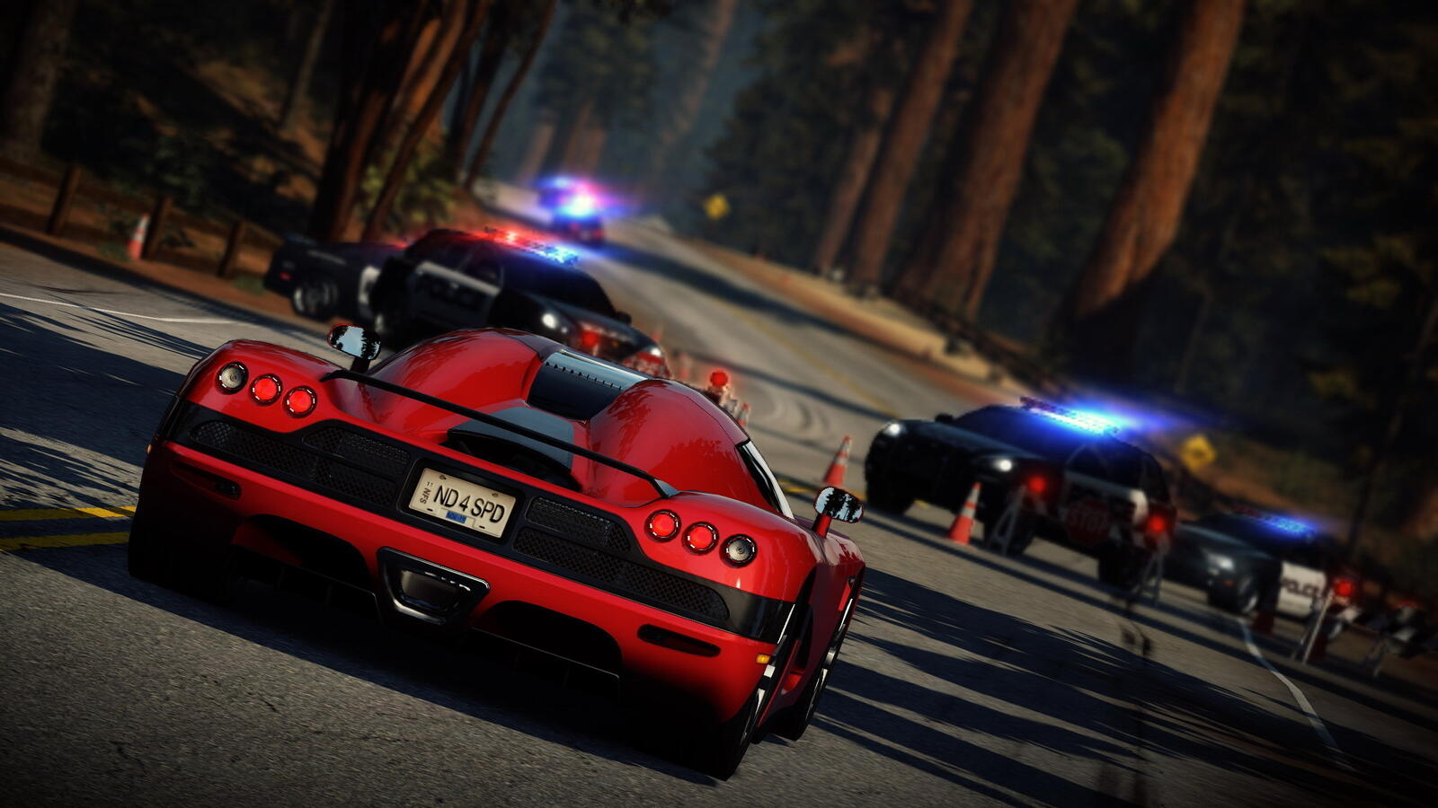 Wallpapers need for speed rivals chase on the desktop