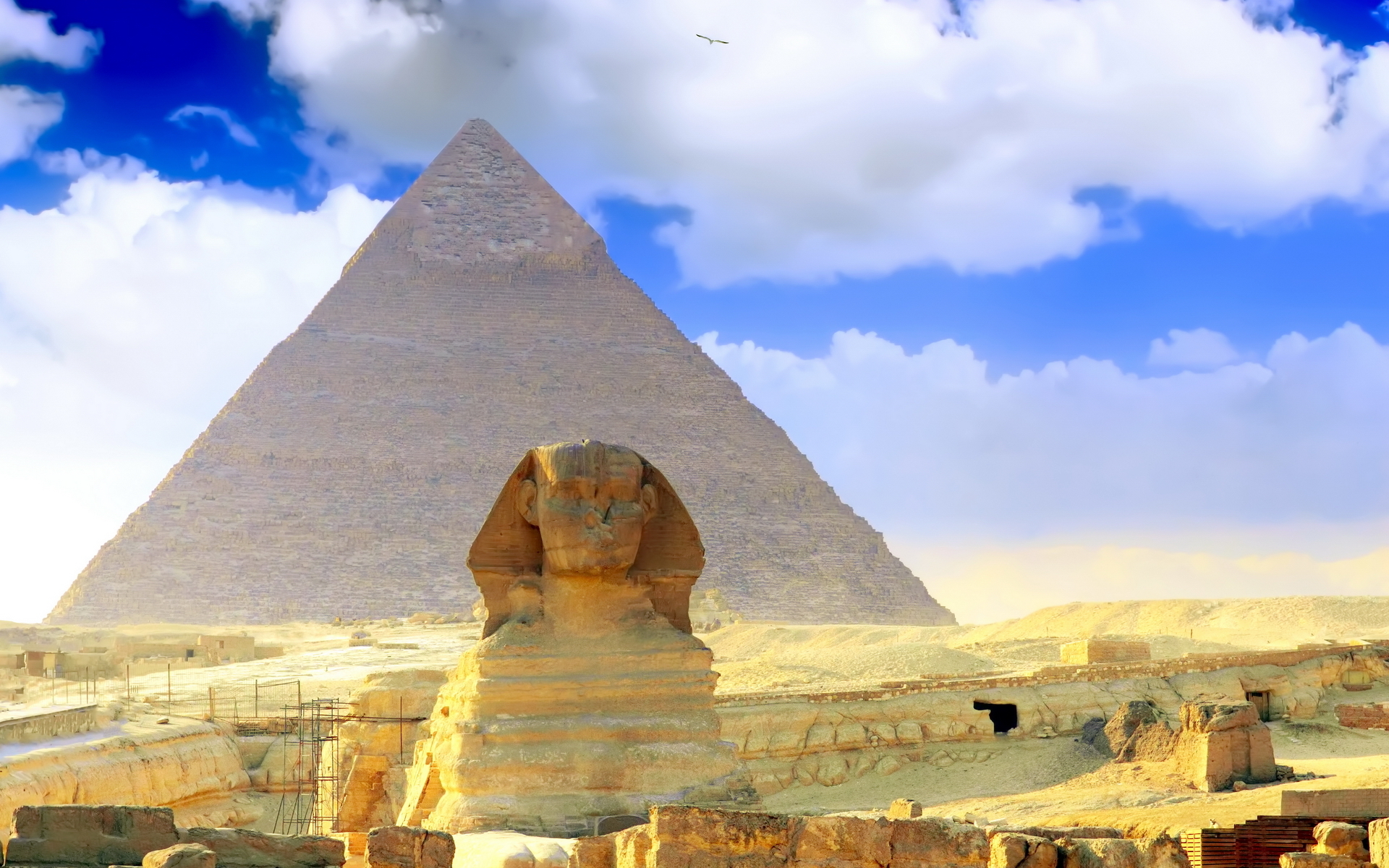 Wallpapers egypt pyramid desert on the desktop