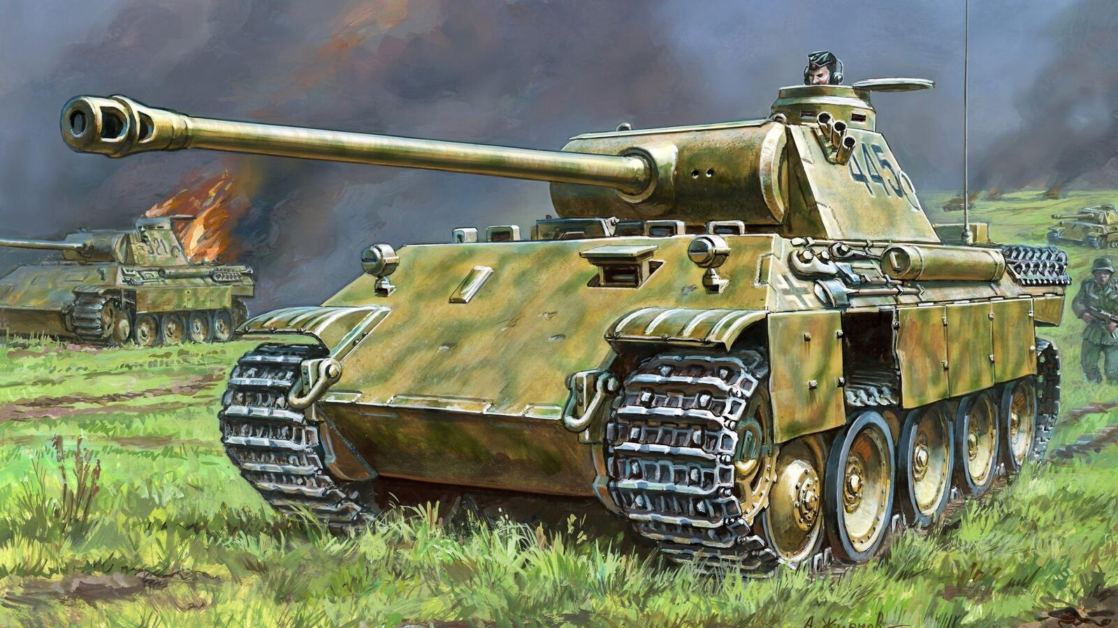 Обои т-34 танк война на рабочий стол