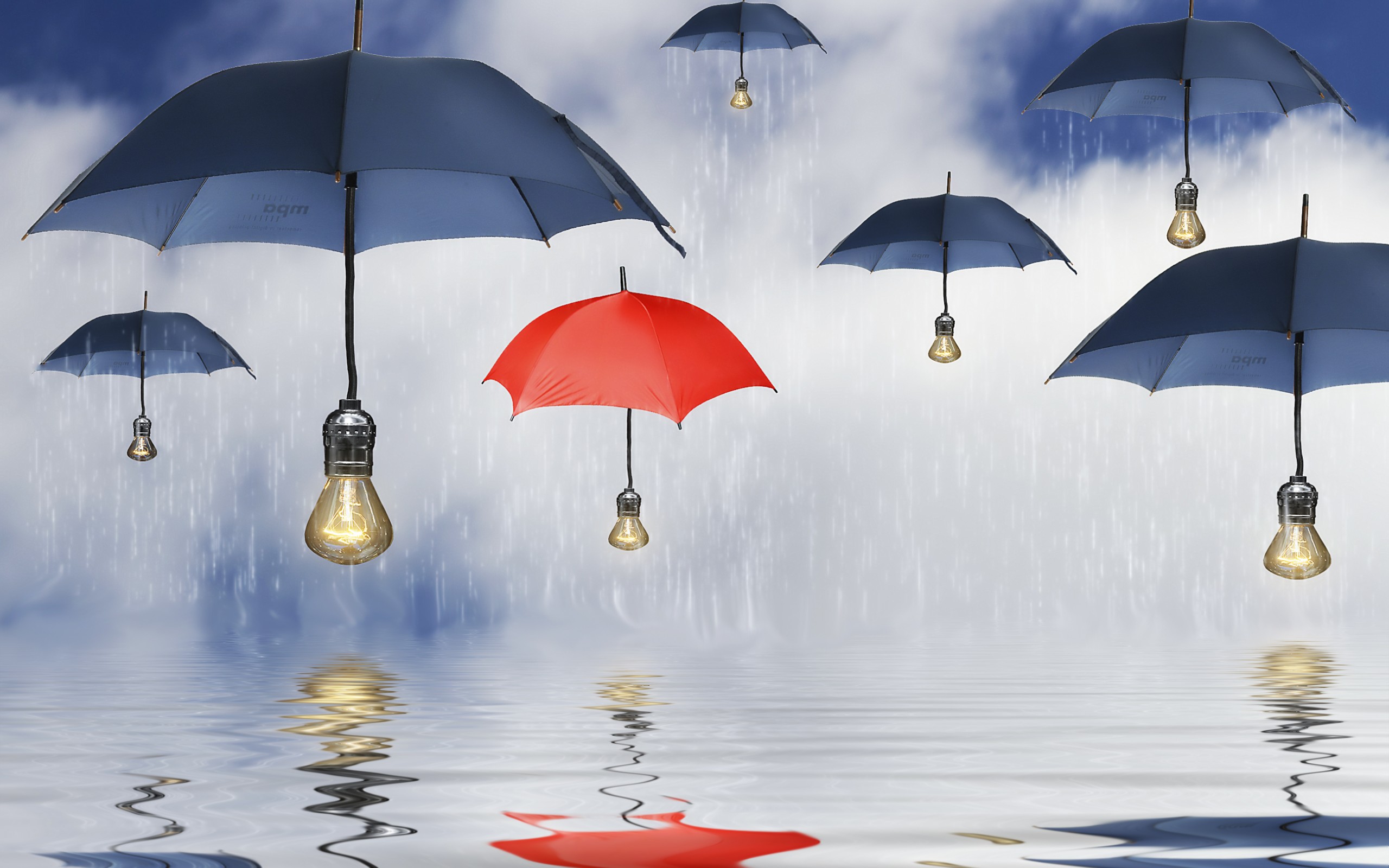 Фото бесплатно зонт, дождь, вода