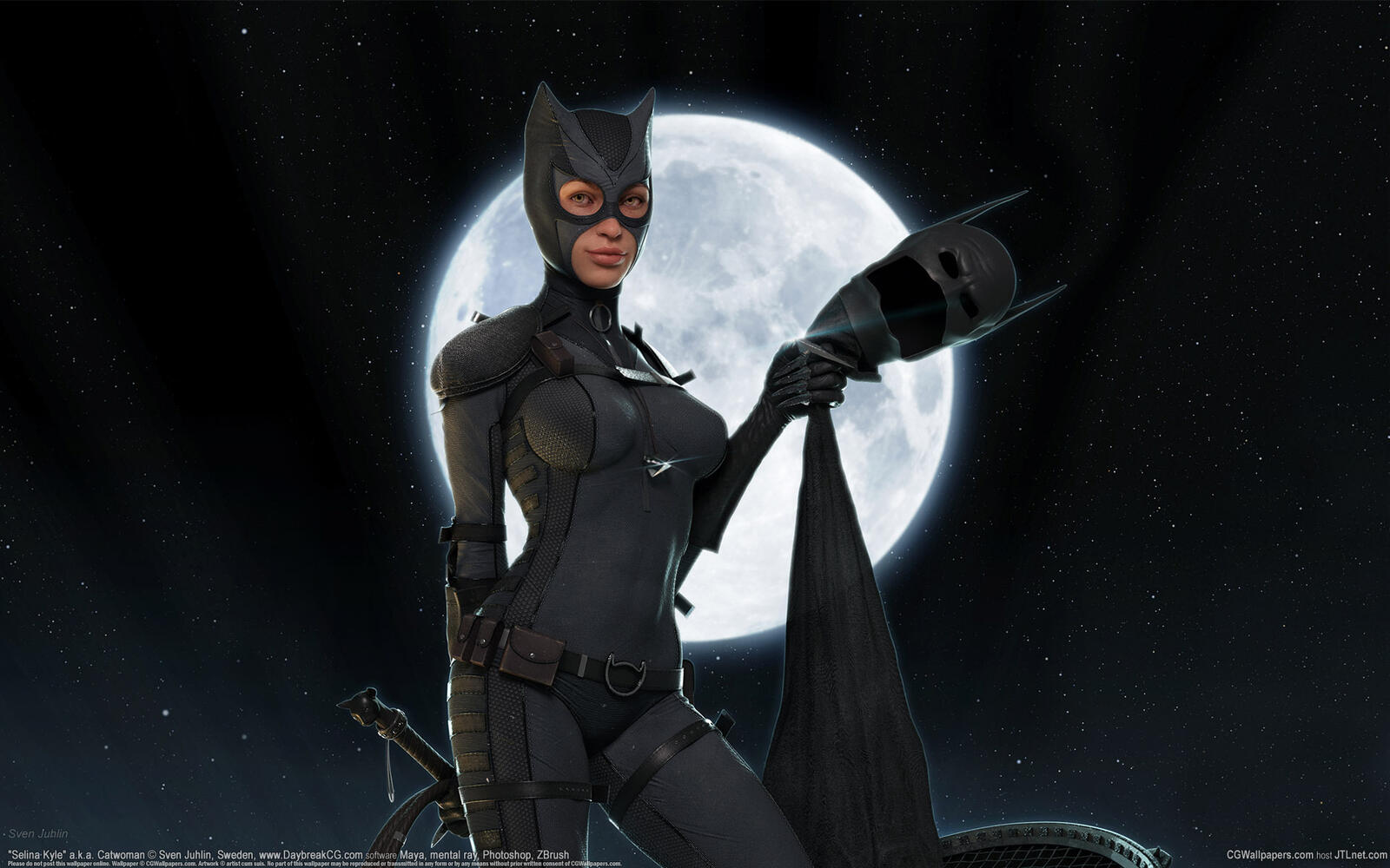 Wallpapers female cat from the movie batman on the desktop