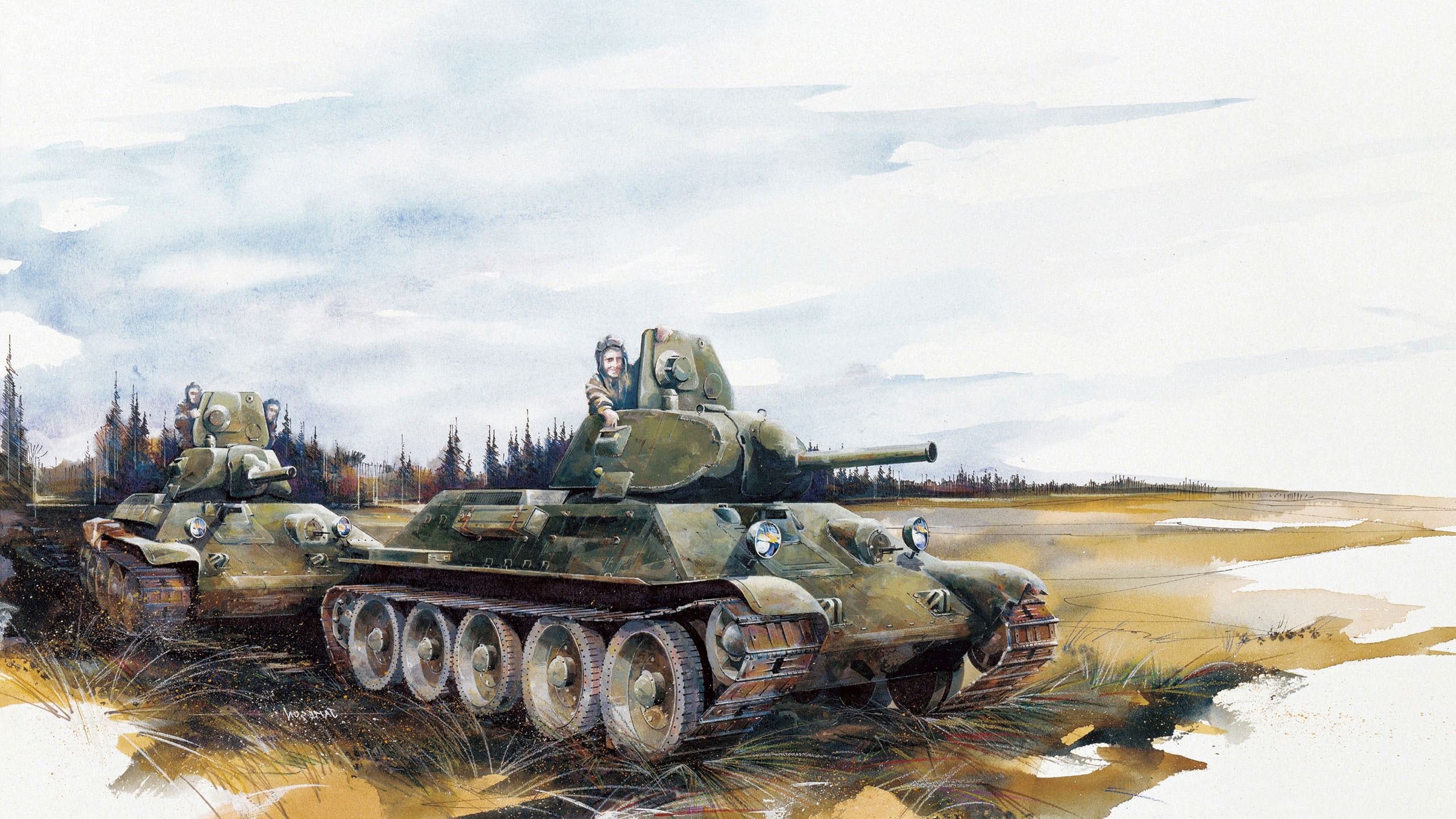 Обои танки т-34 броня на рабочий стол