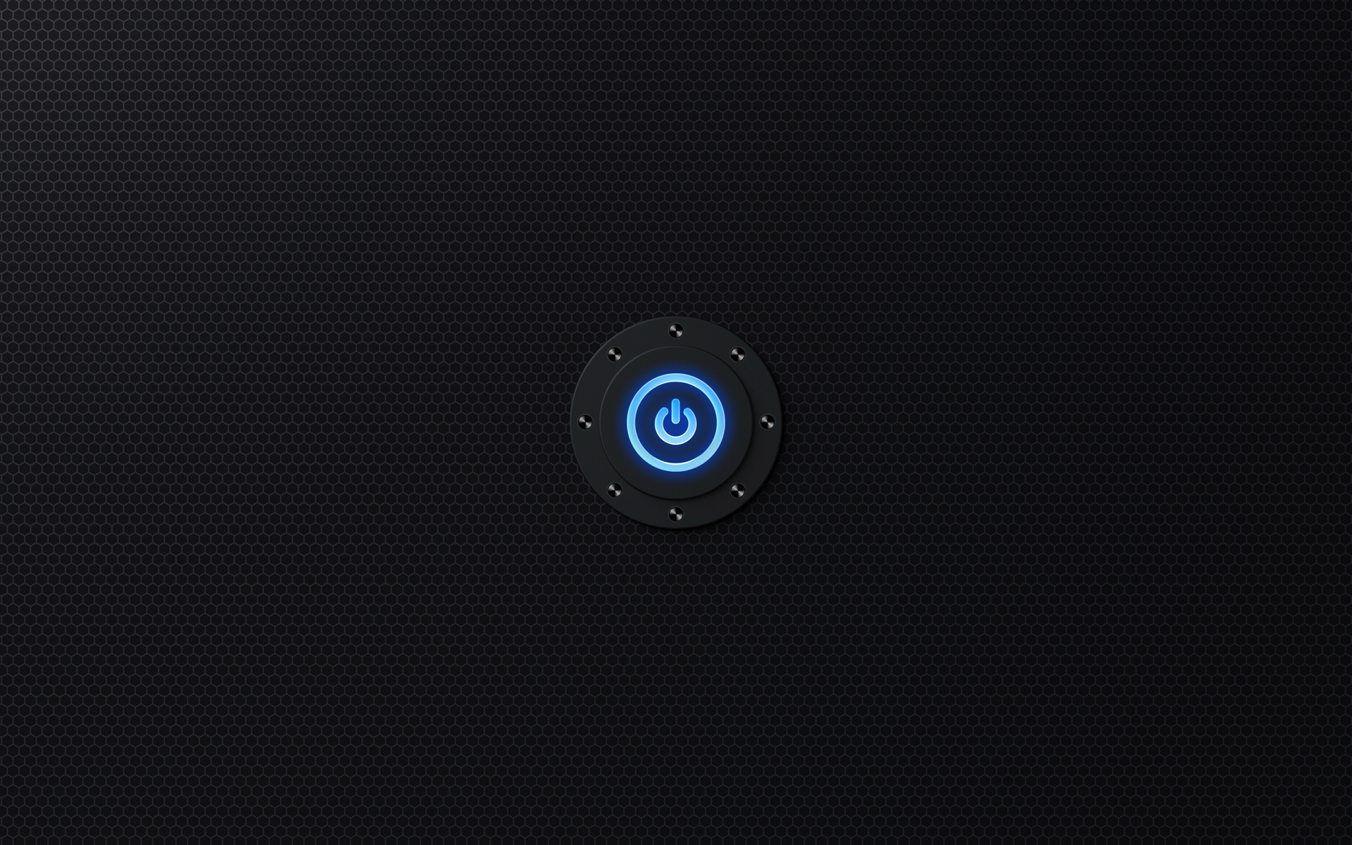 Wallpapers button off blue on the desktop