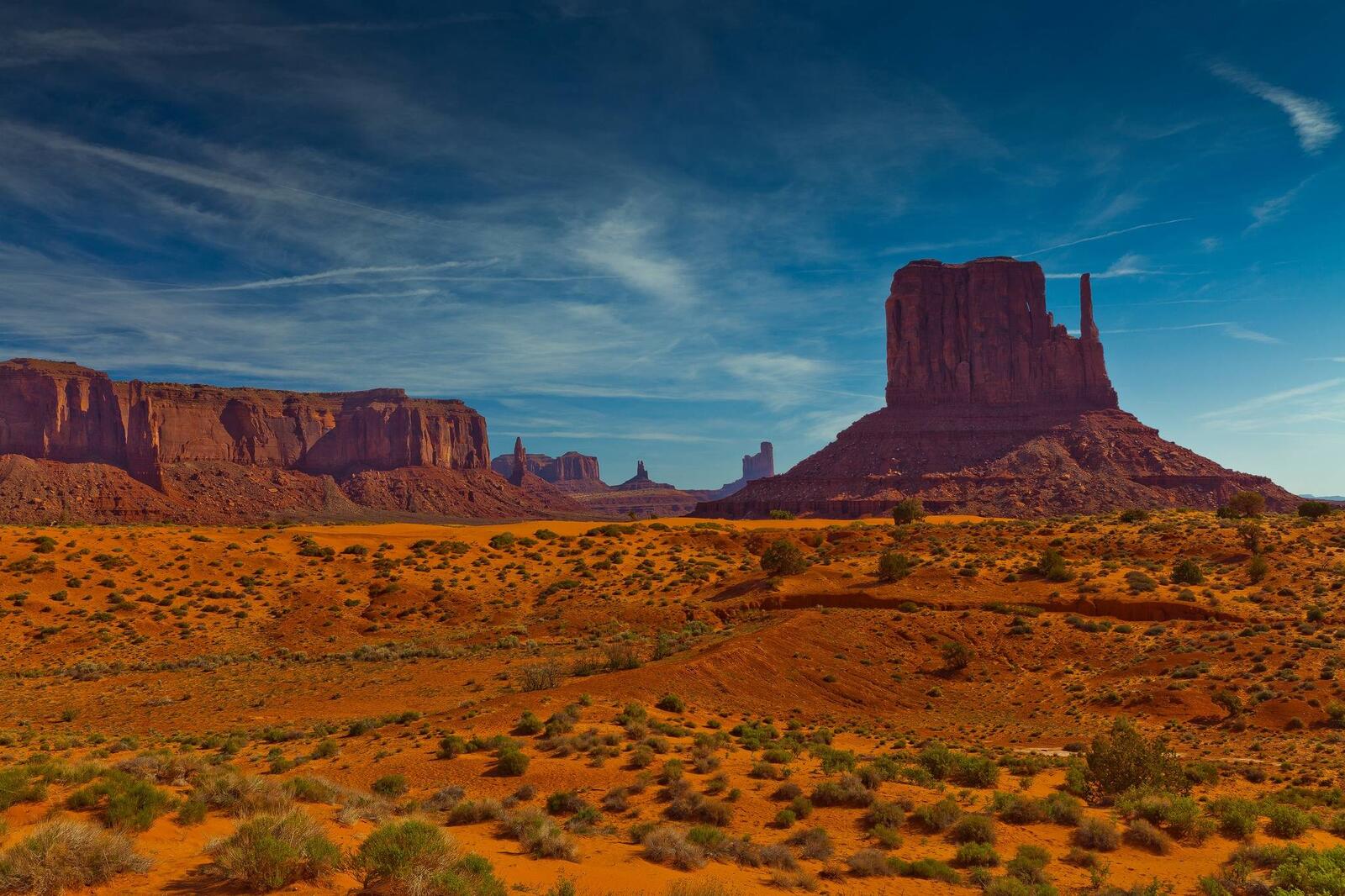 Wallpapers Monument Valley Utah mountains on the desktop