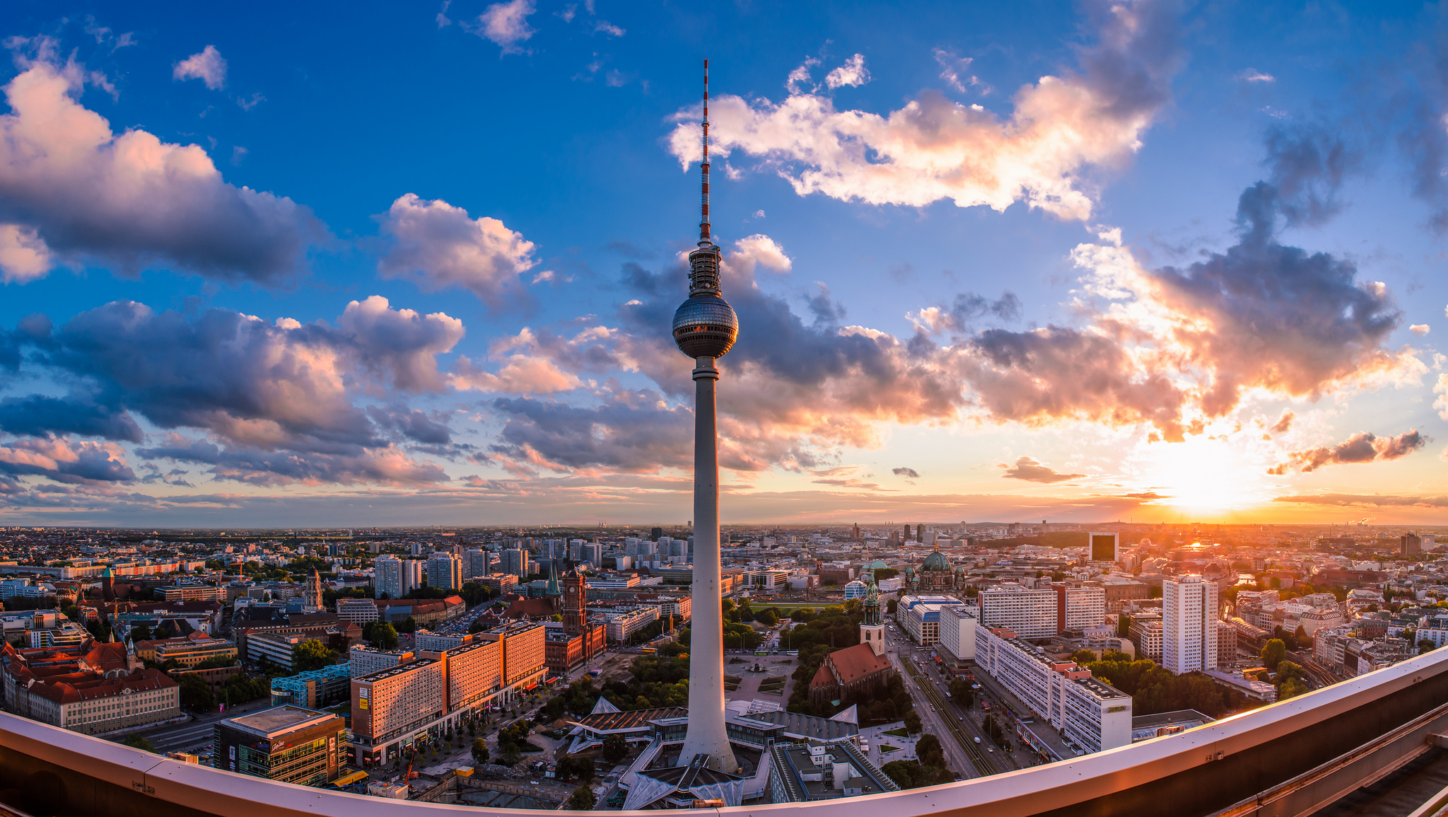 Обои Берлин солнечная погода столица на рабочий стол
