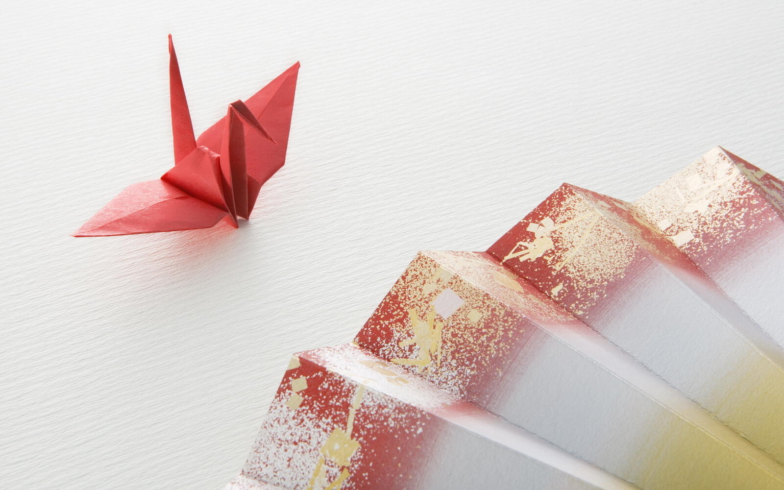 Wallpapers origami crane paper on the desktop