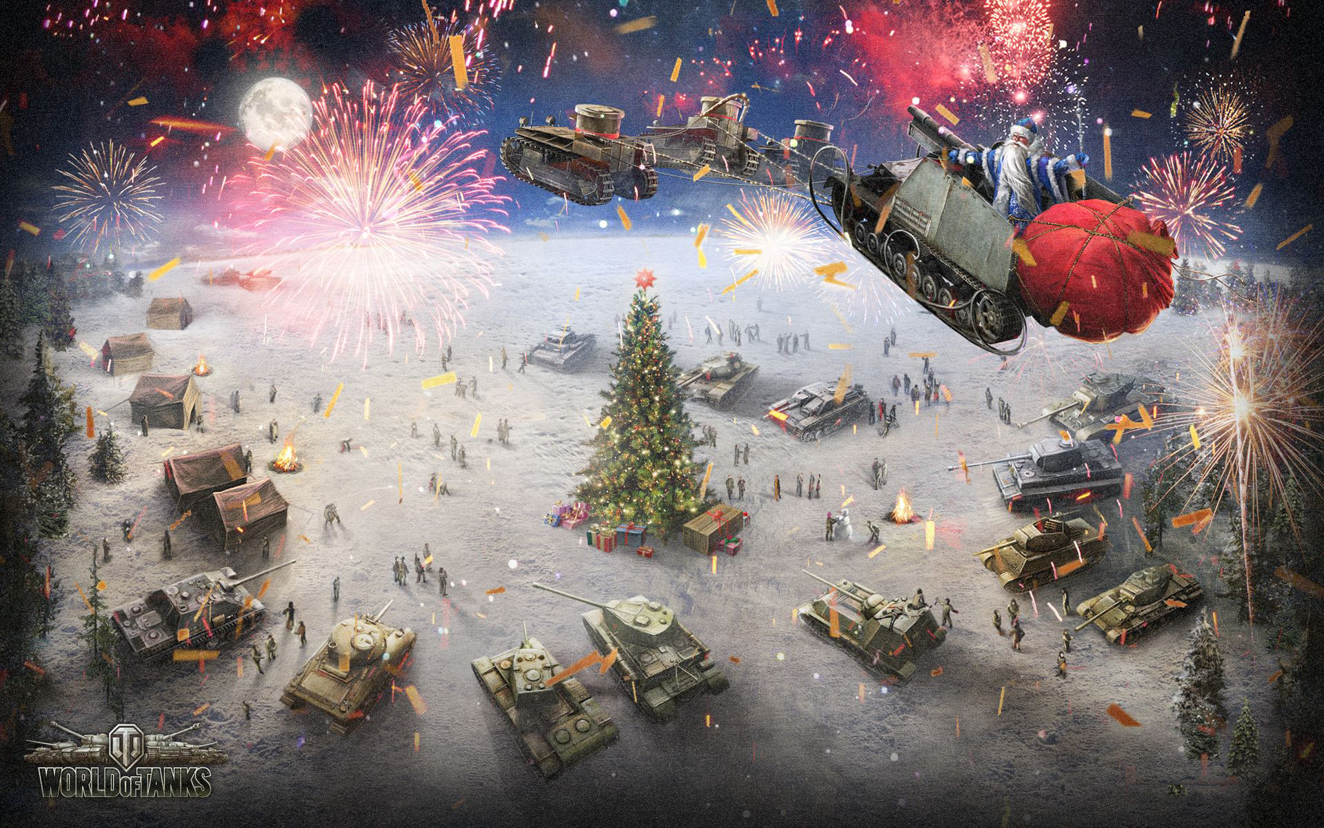 Wallpapers world of tanks games decorations on the desktop