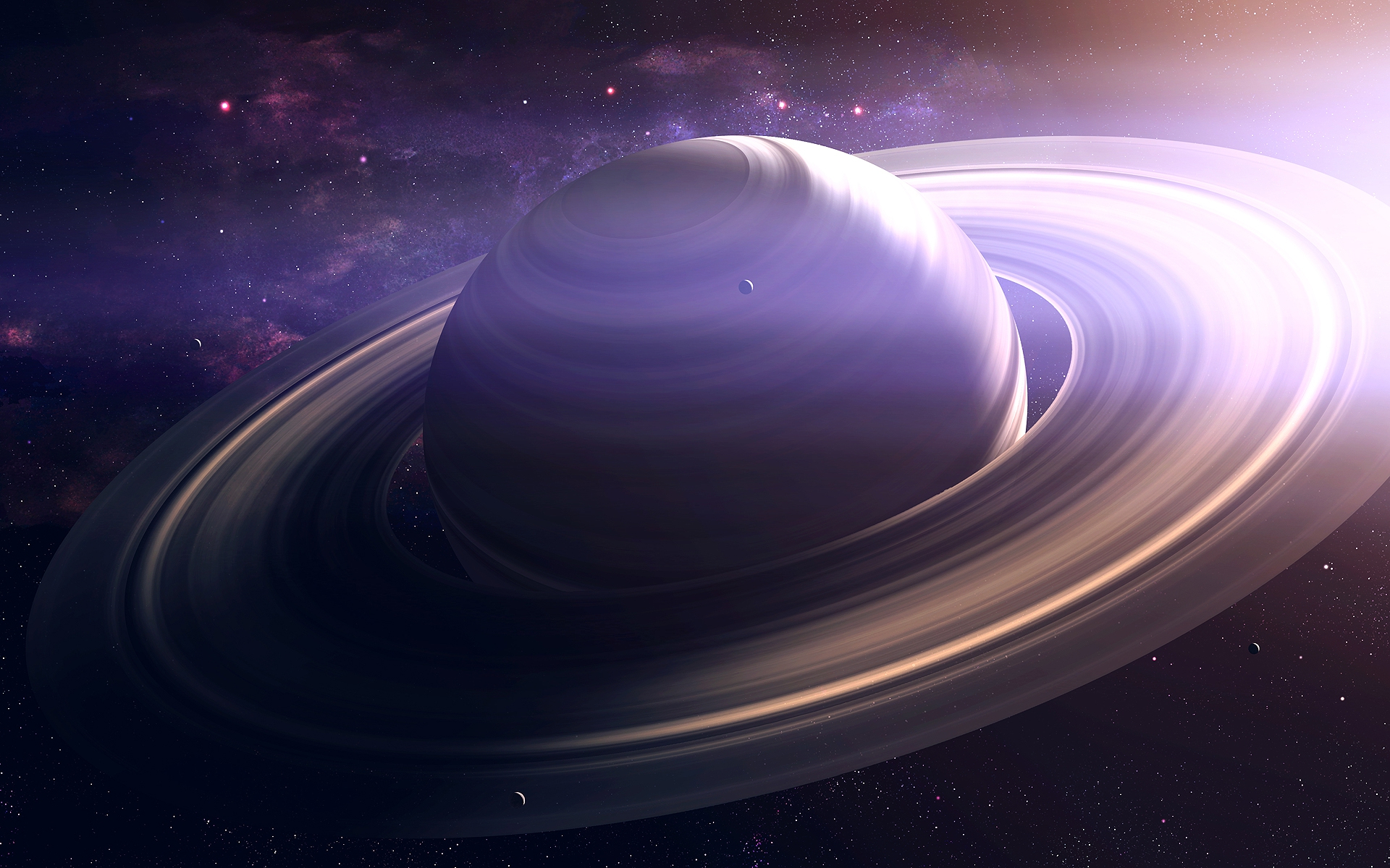 Wallpapers Saturn planet gas on the desktop