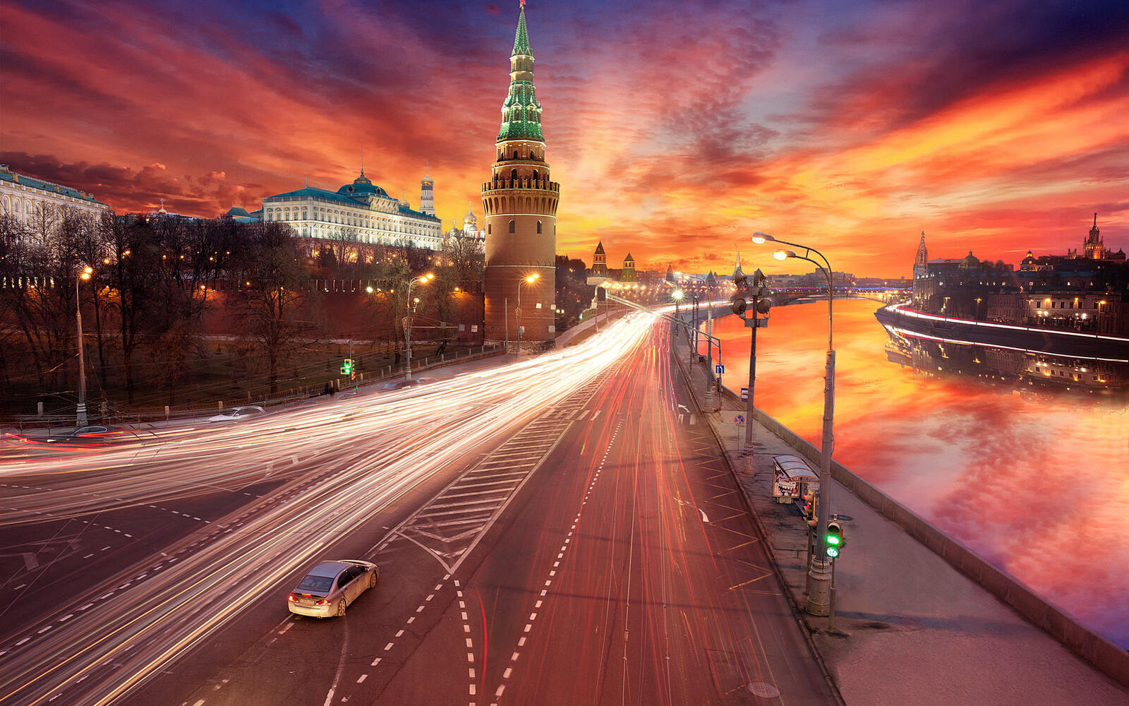 Wallpapers moscow kremlin tower on the desktop