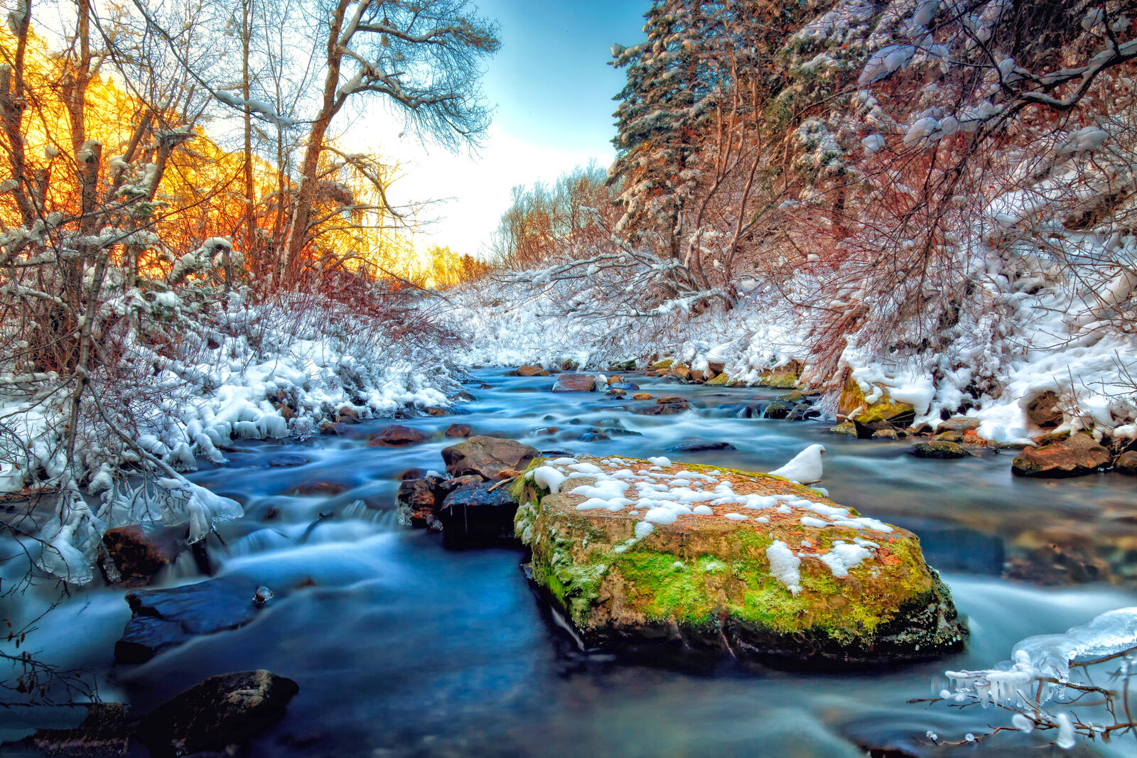 Бесплатное фото Бесплатно зима, снег, река - фото новые