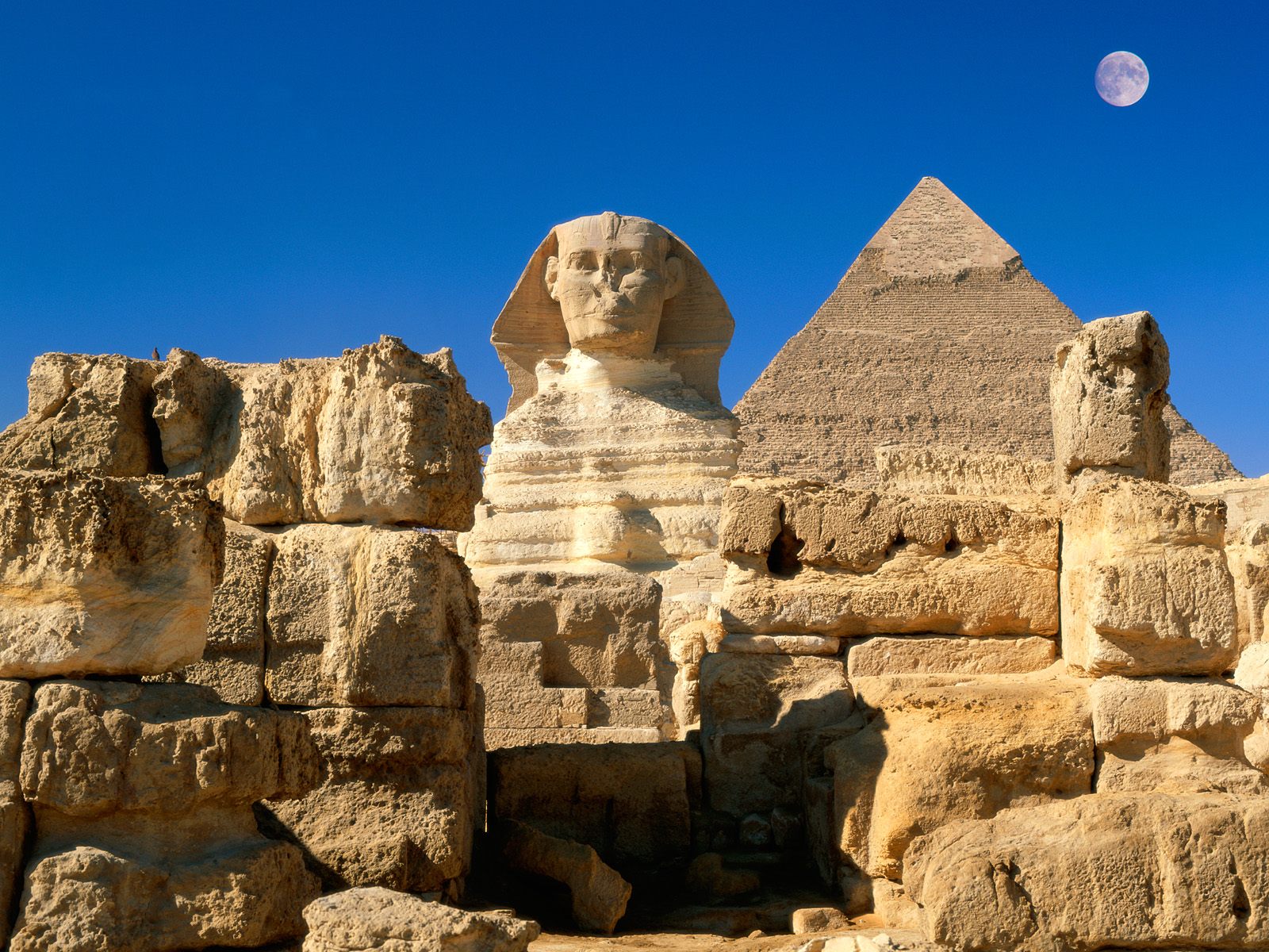 Обои египет пирамиды небо на рабочий стол