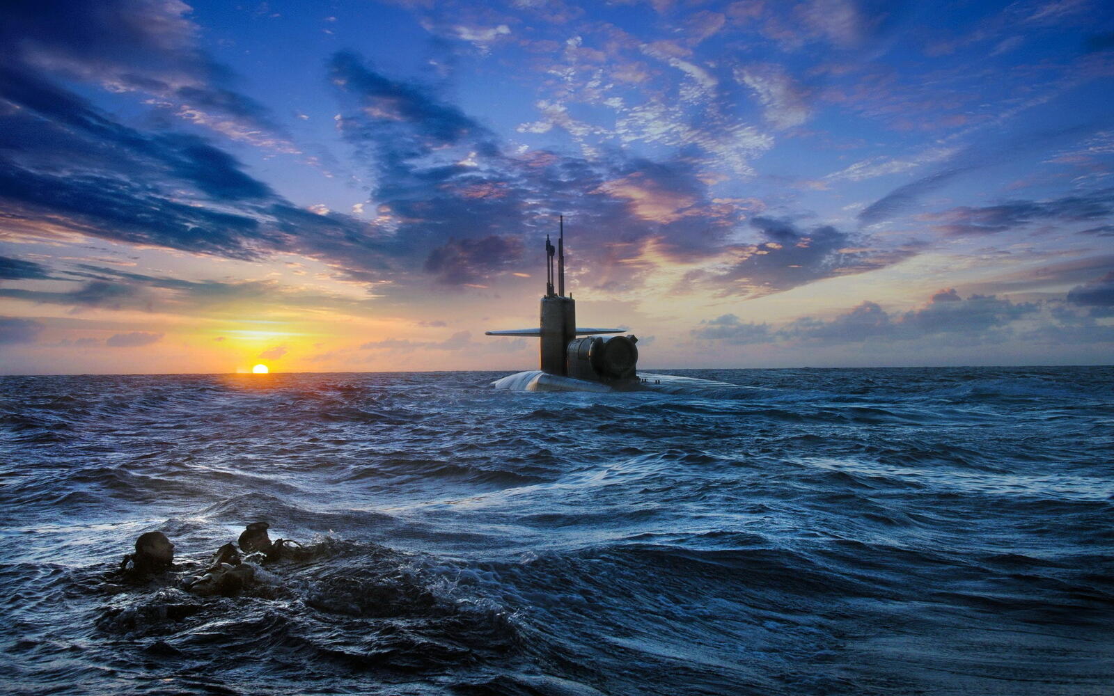 Wallpapers boat submarine ship on the desktop