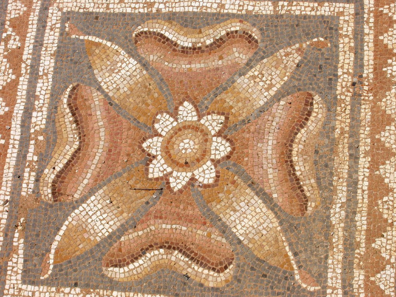 Wallpapers mosaic stone pattern on the desktop