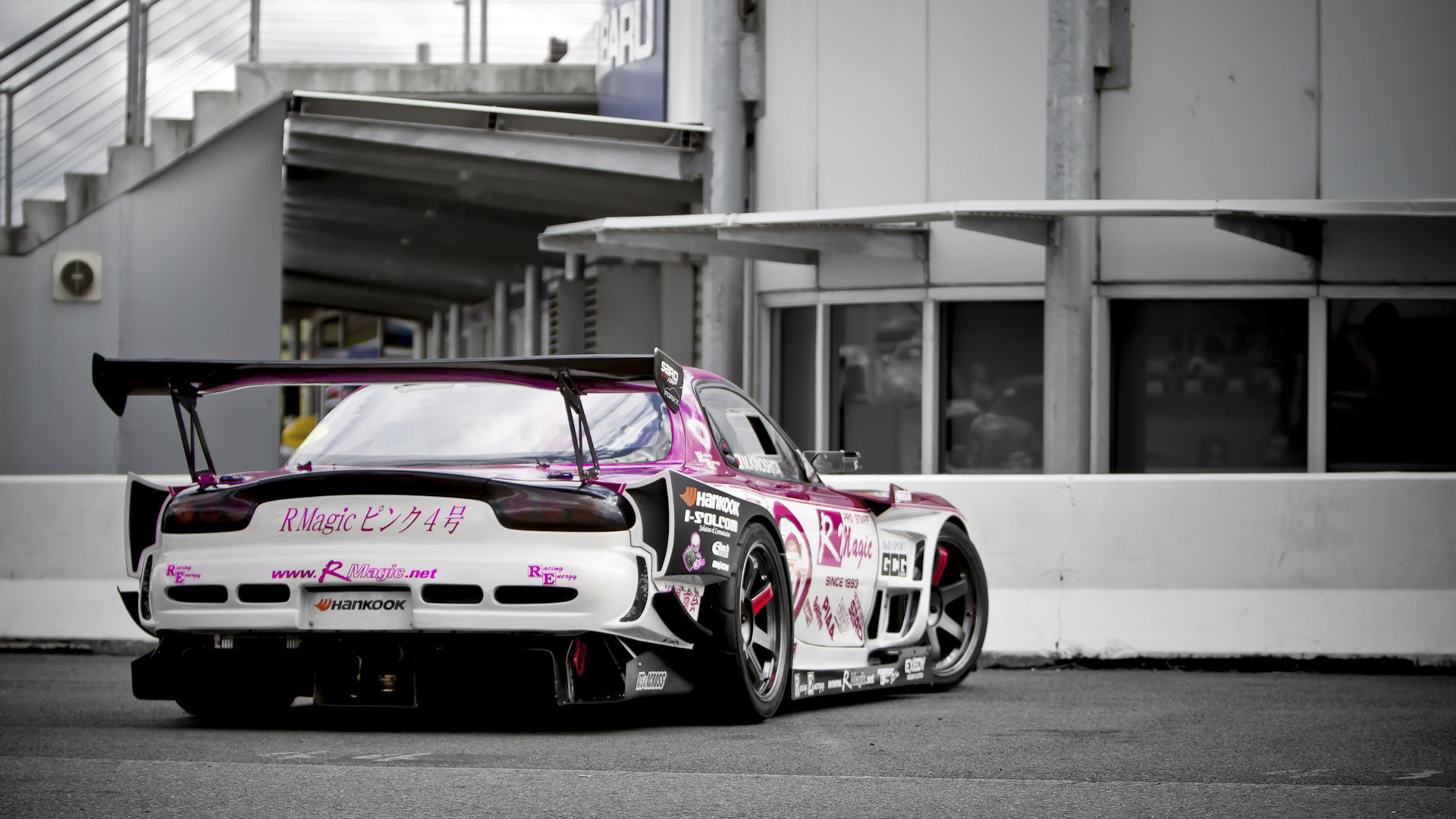 Wallpapers mazda rx7 track drift on the desktop
