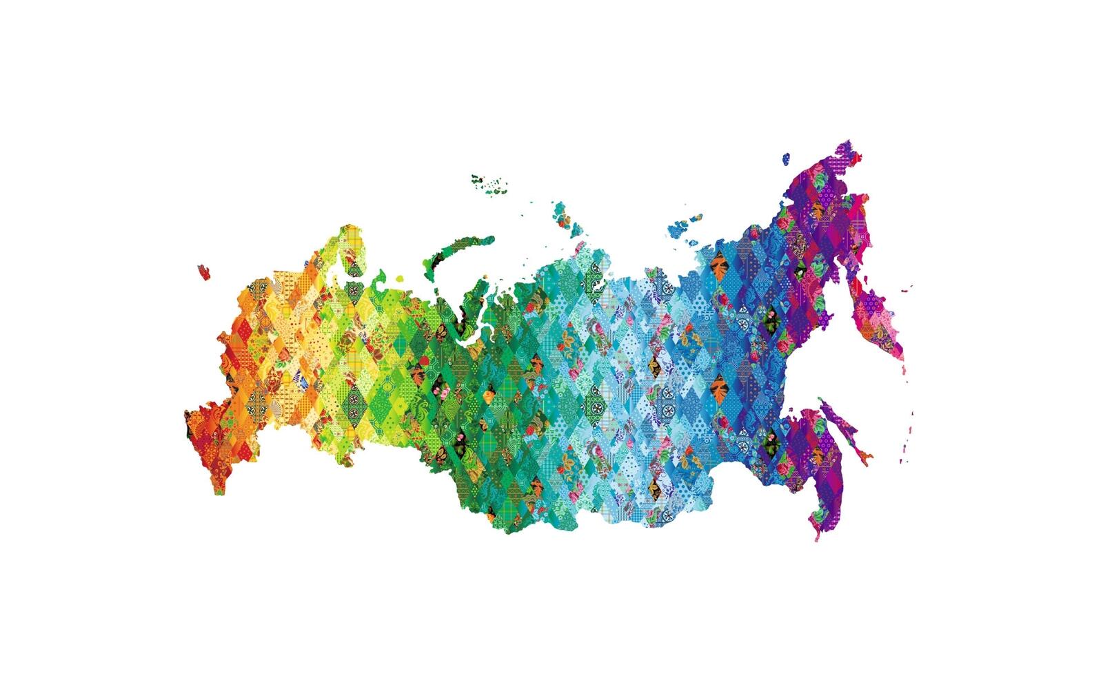 Wallpapers colors palette continent on the desktop
