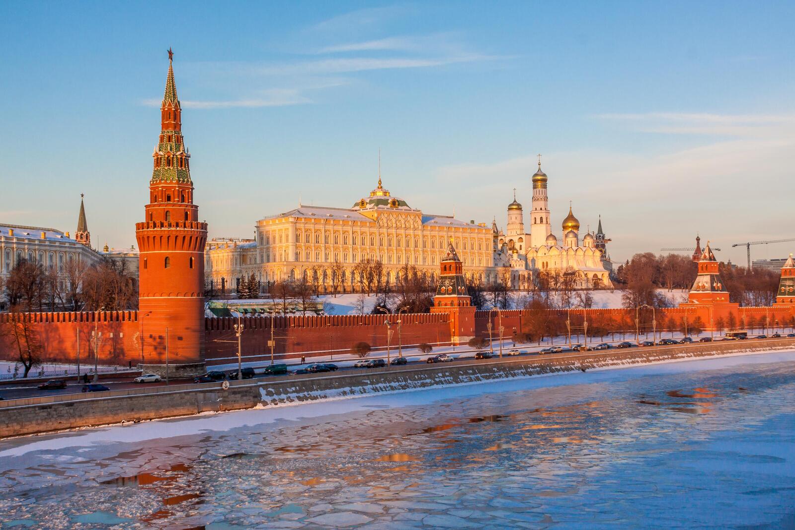 Обои Москва Россия лед на рабочий стол