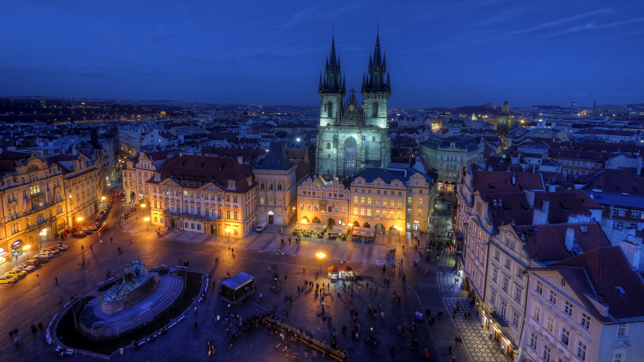 桌面上的壁纸城市 捷克共和国 布拉格