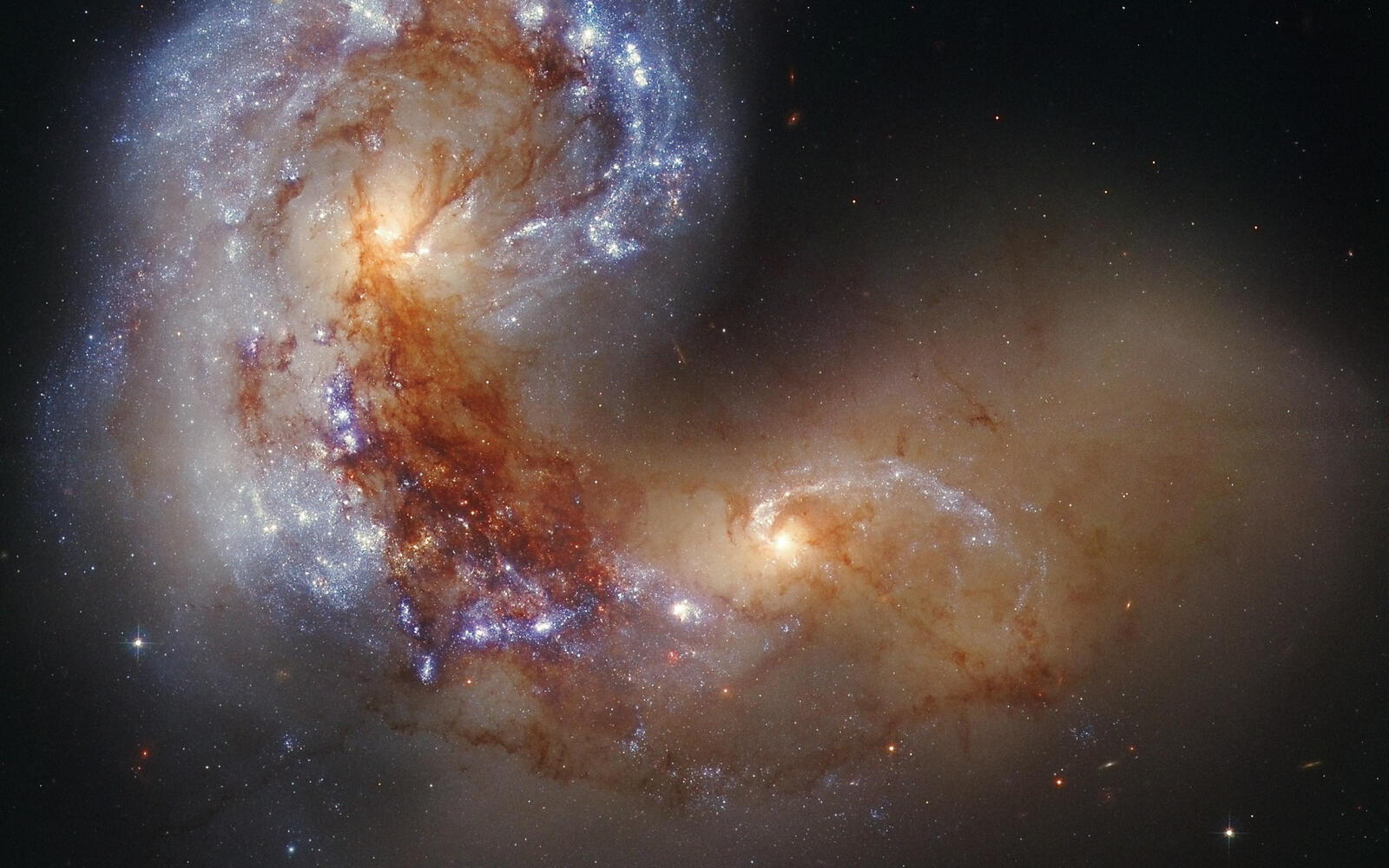 Wallpapers galaxy universe stars on the desktop