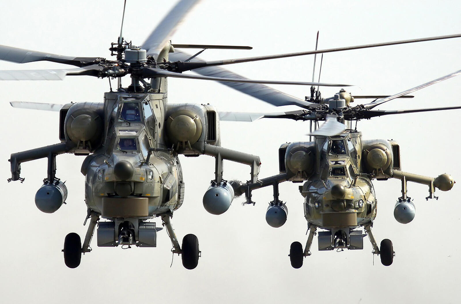 Wallpapers Mi-28n helicopter two helicopters on the desktop