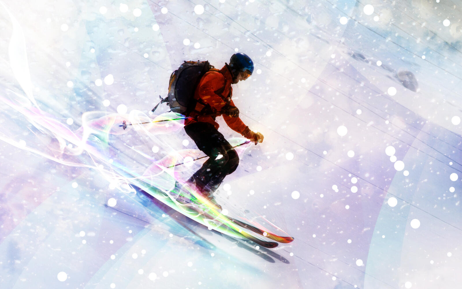 Wallpapers skier ski sport on the desktop