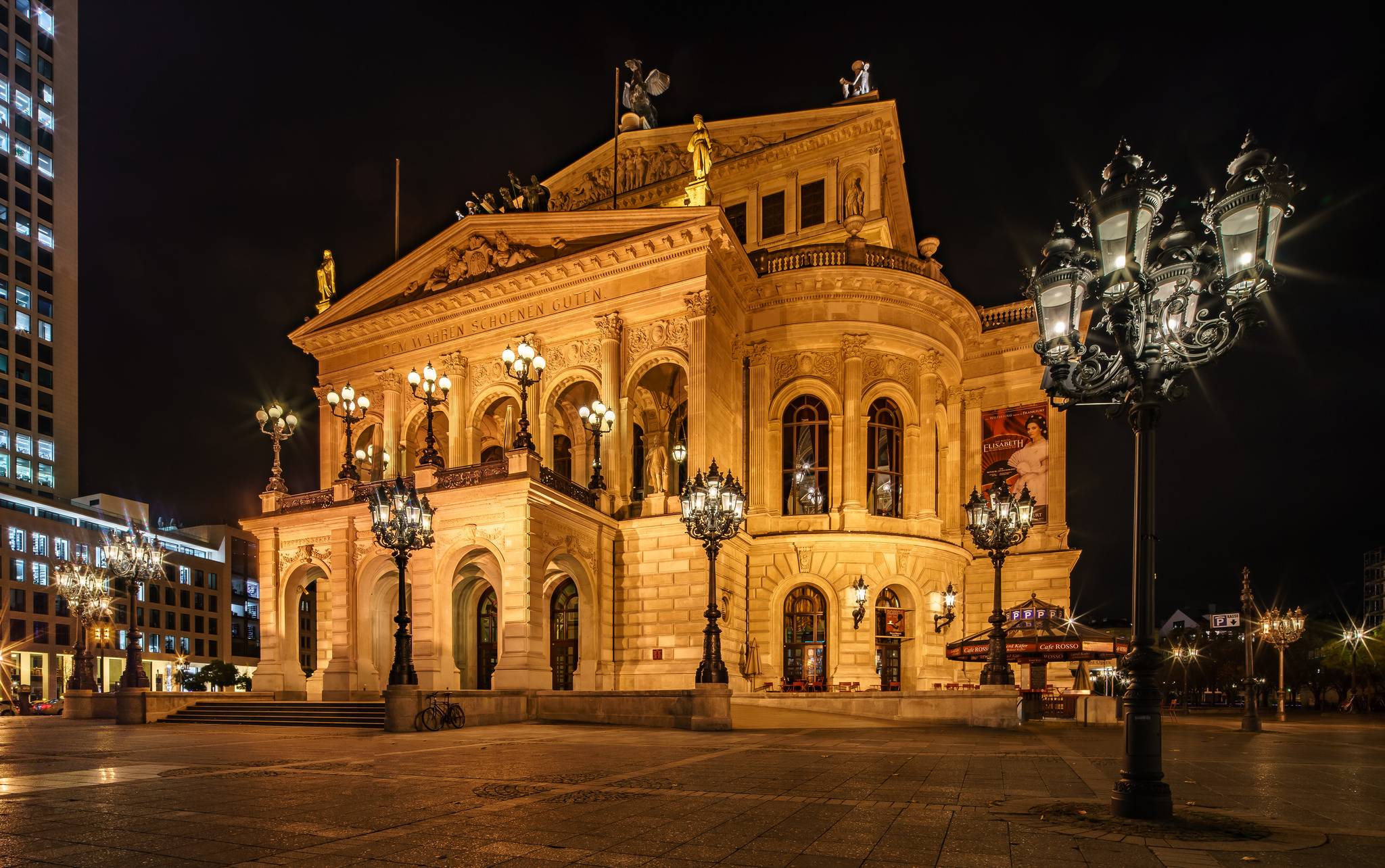 Обои Frankfurt Germany Old Opera на рабочий стол