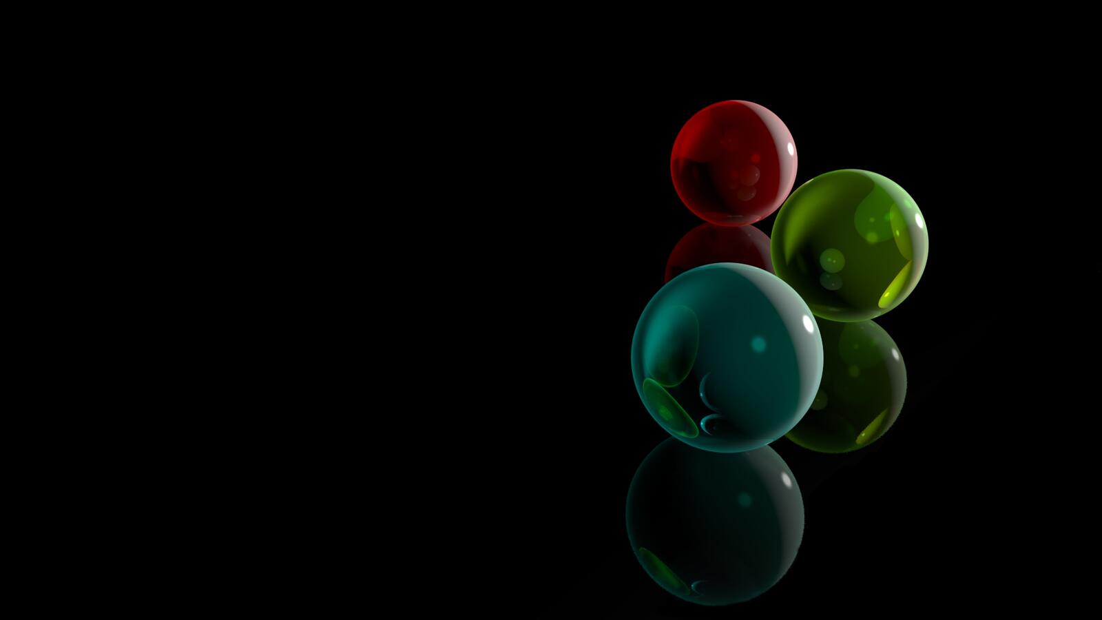 Wallpapers balls color surface on the desktop