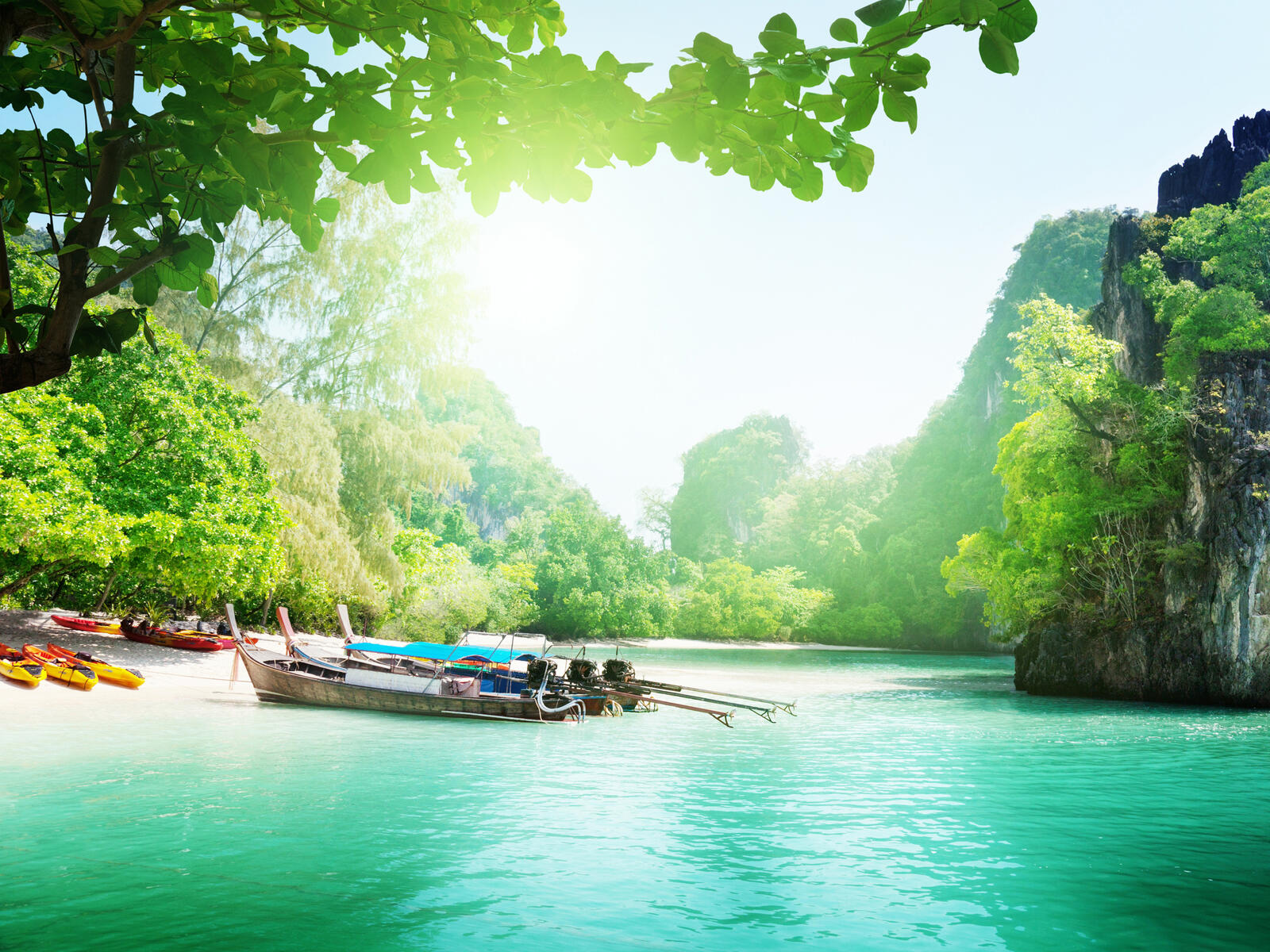 Wallpapers thailand landscapes boats on the desktop