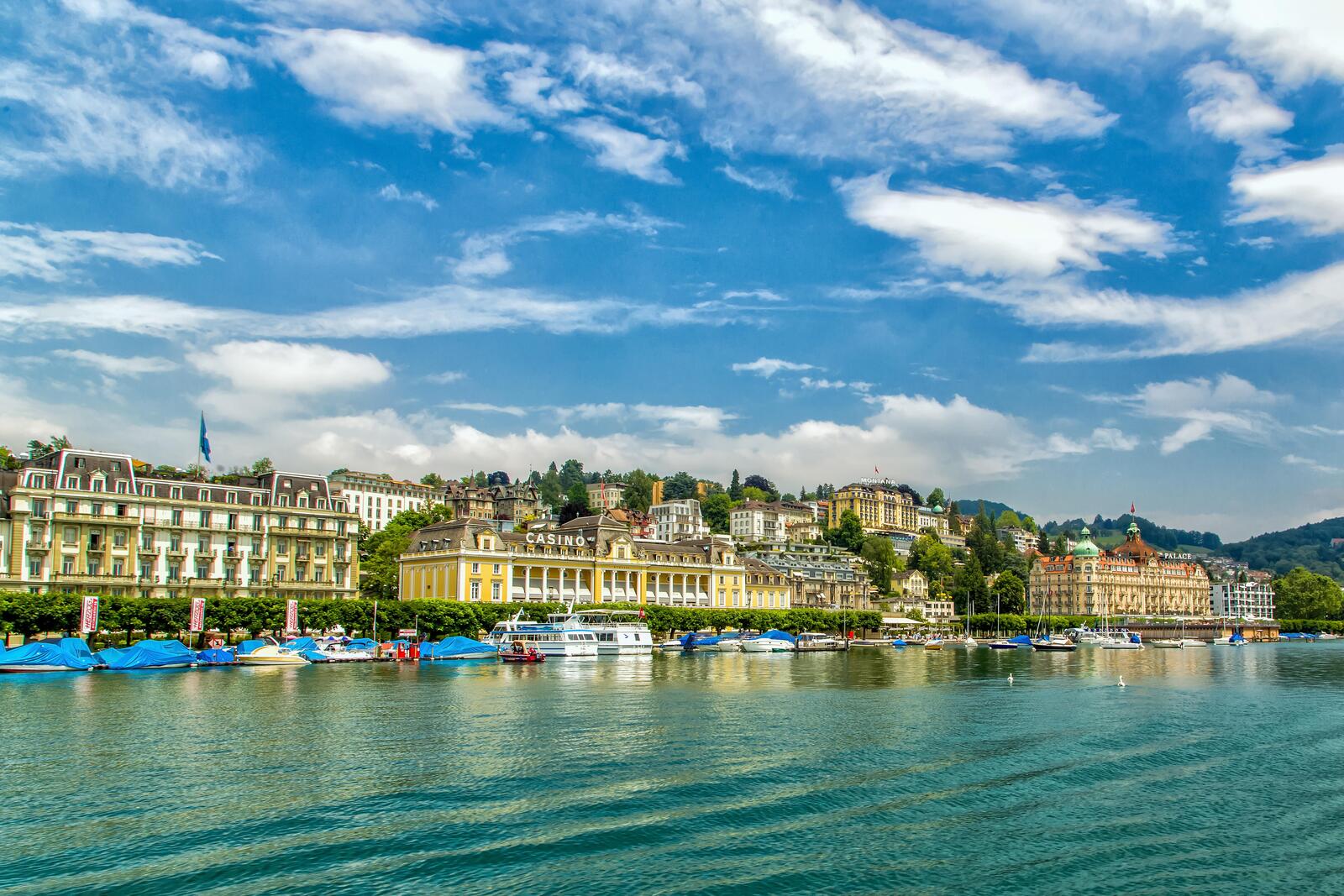 Wallpapers buildings houses Lucerne on the desktop