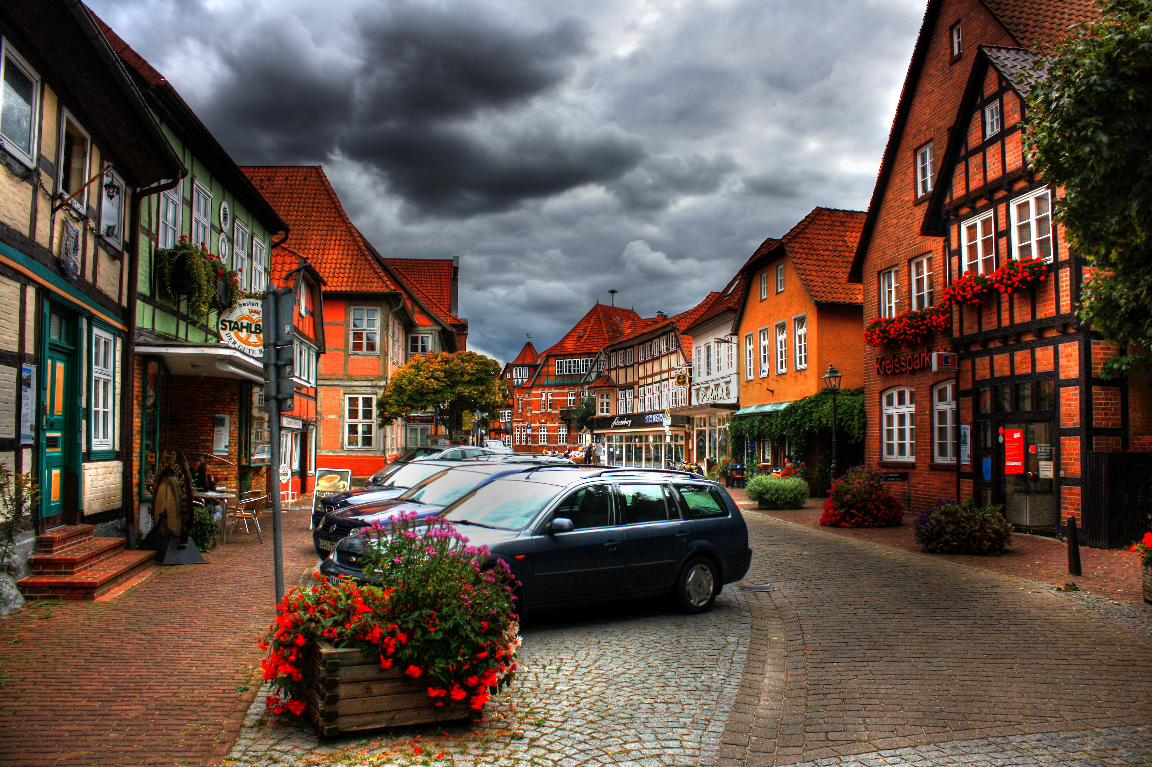 Wallpapers streets germany houses on the desktop